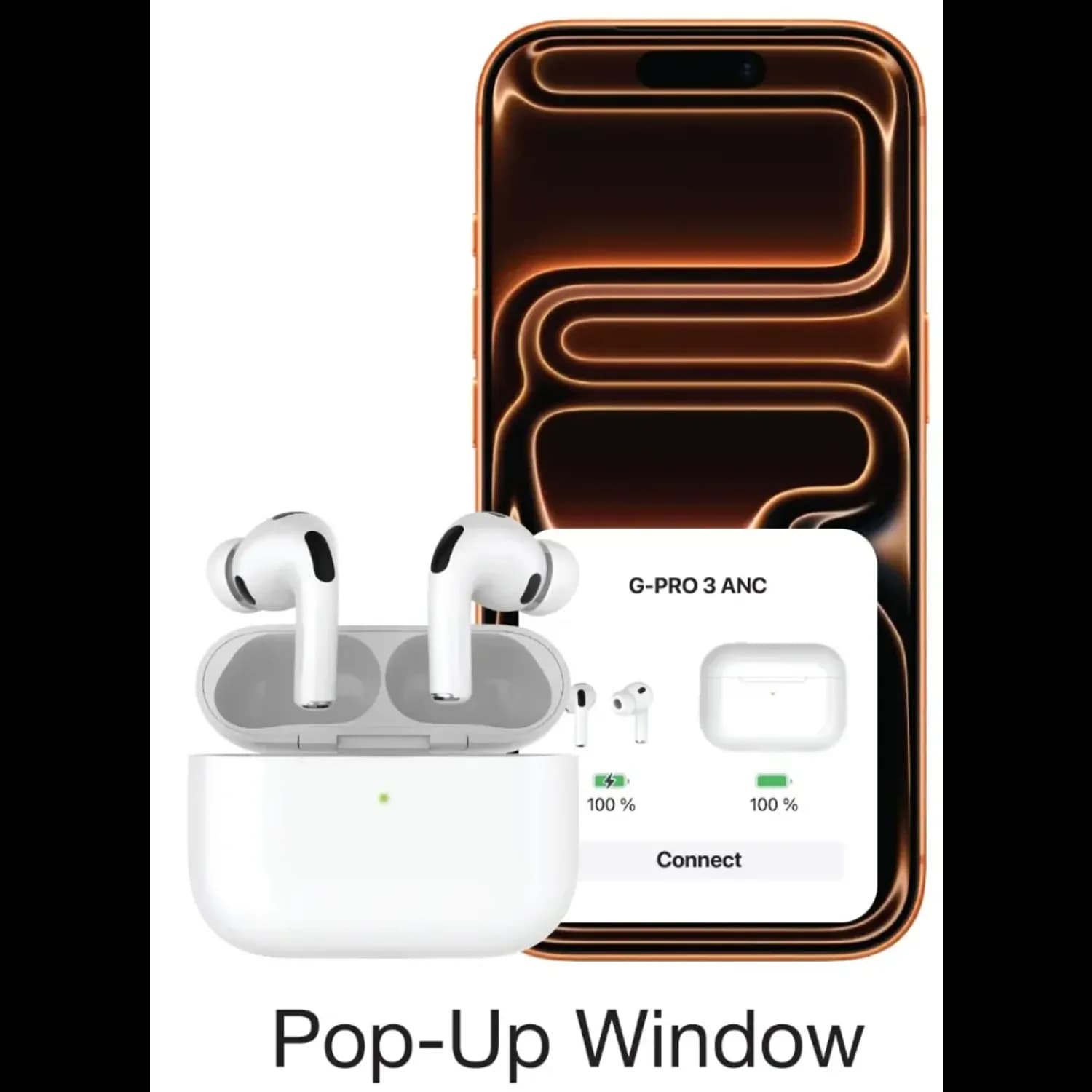 Green Lion Earbuds Pro 3 - True Wireless, White 3