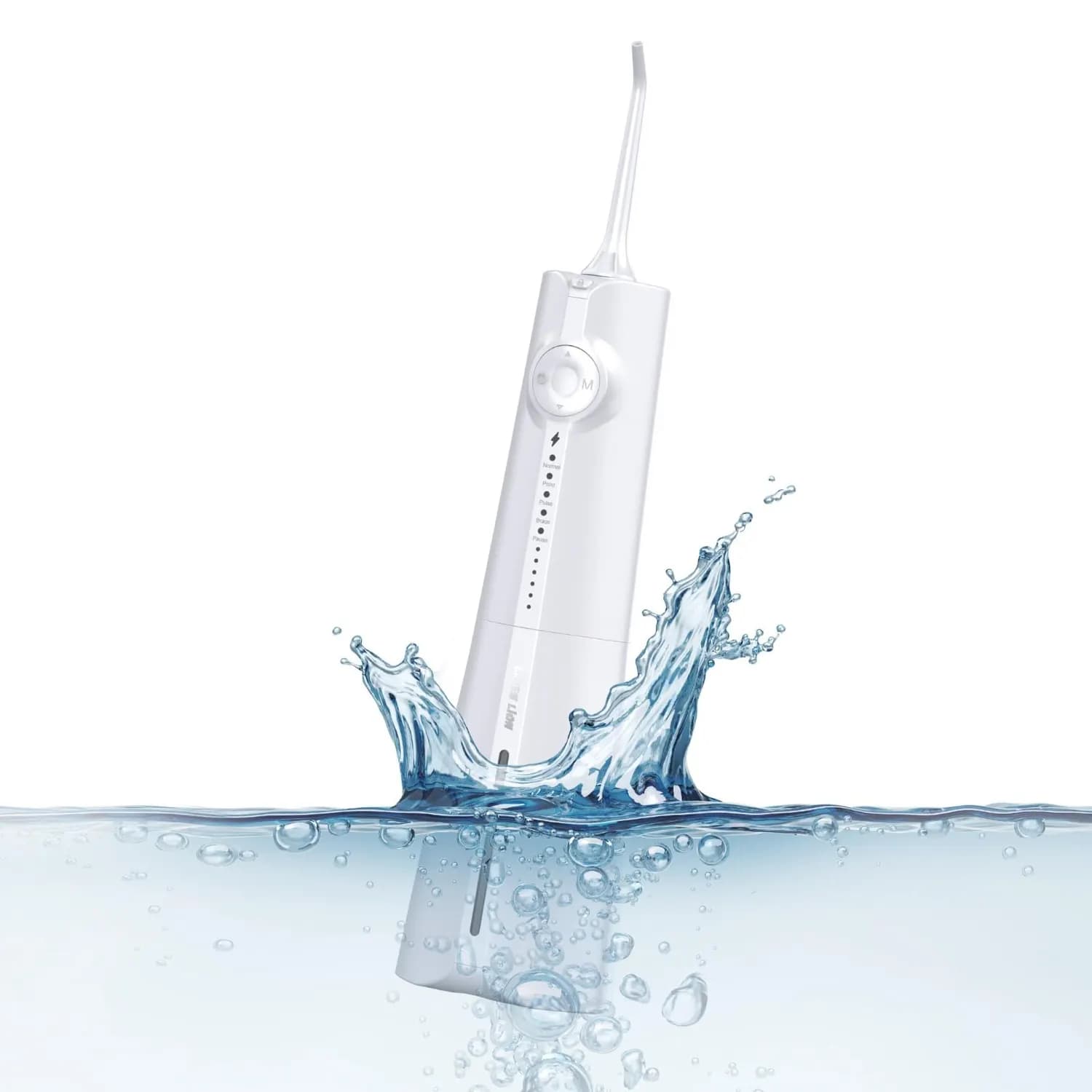 Green Lion Oral Irrigator GNPROR300ML - Portable, IPX7 Waterproof, White — Black 4