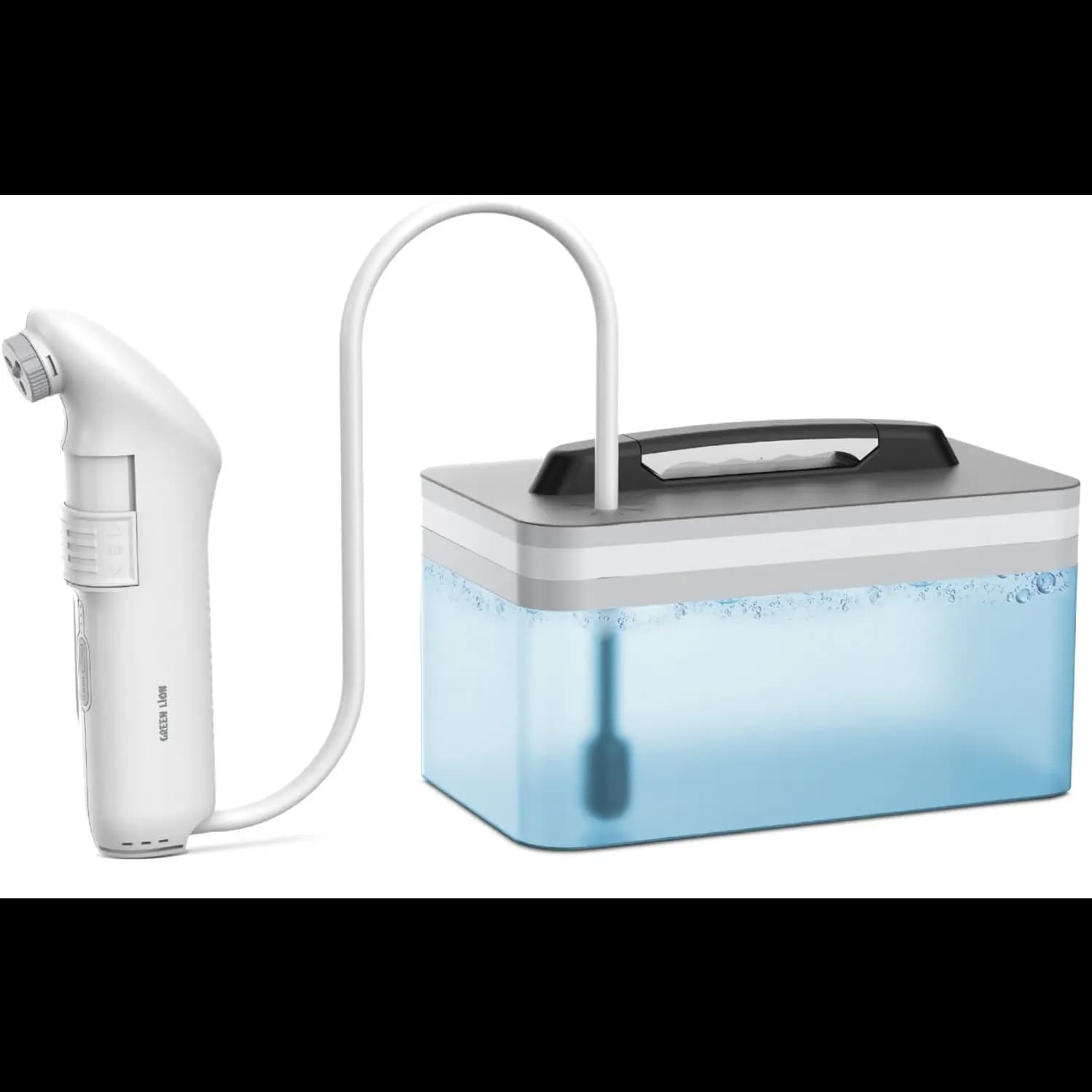 Green Lion Bidet Compact Converging Pro - Portable, White — Black 2