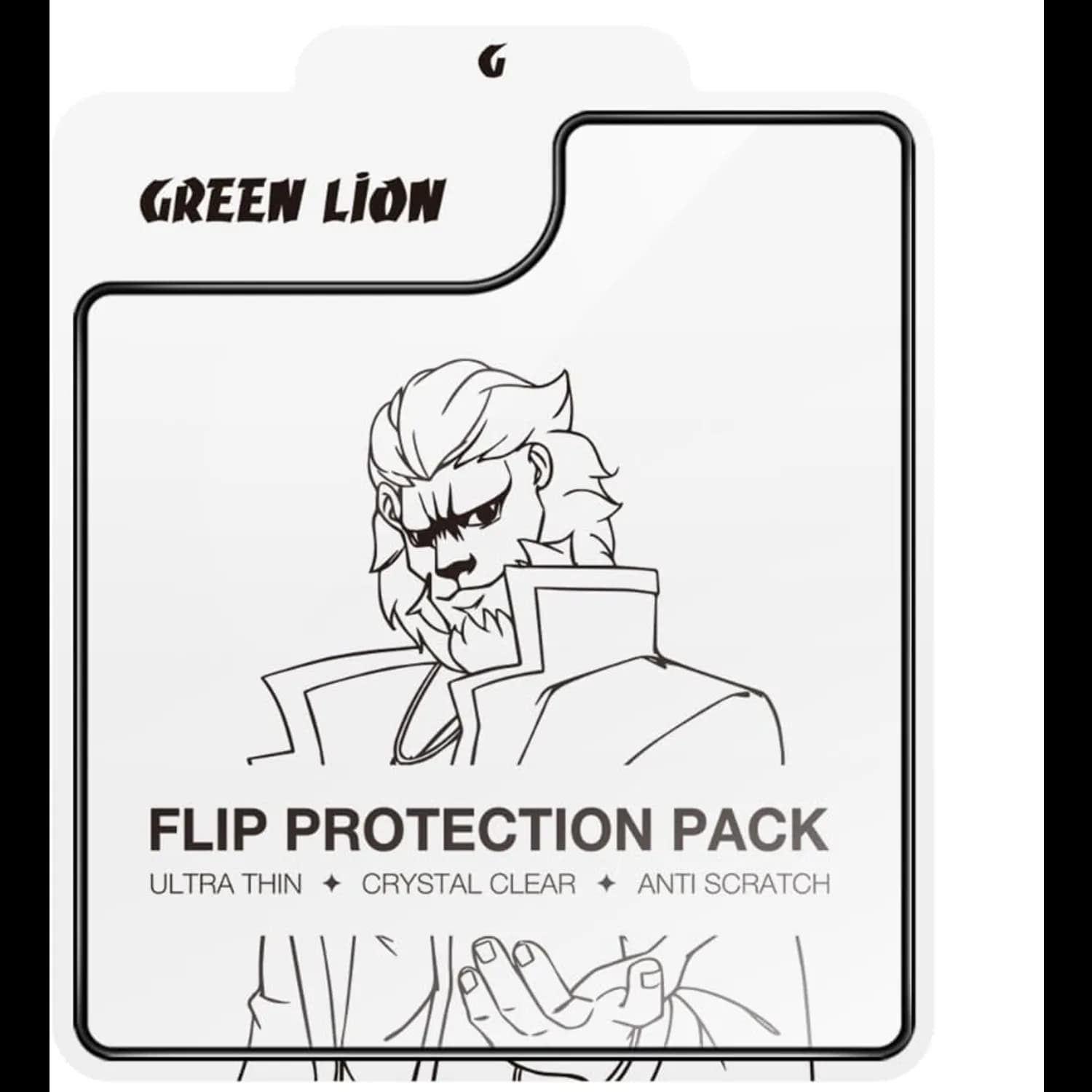 Green Lion Protection Pack Galaxy Z Flip 6 - Self-Healing, Clear 2