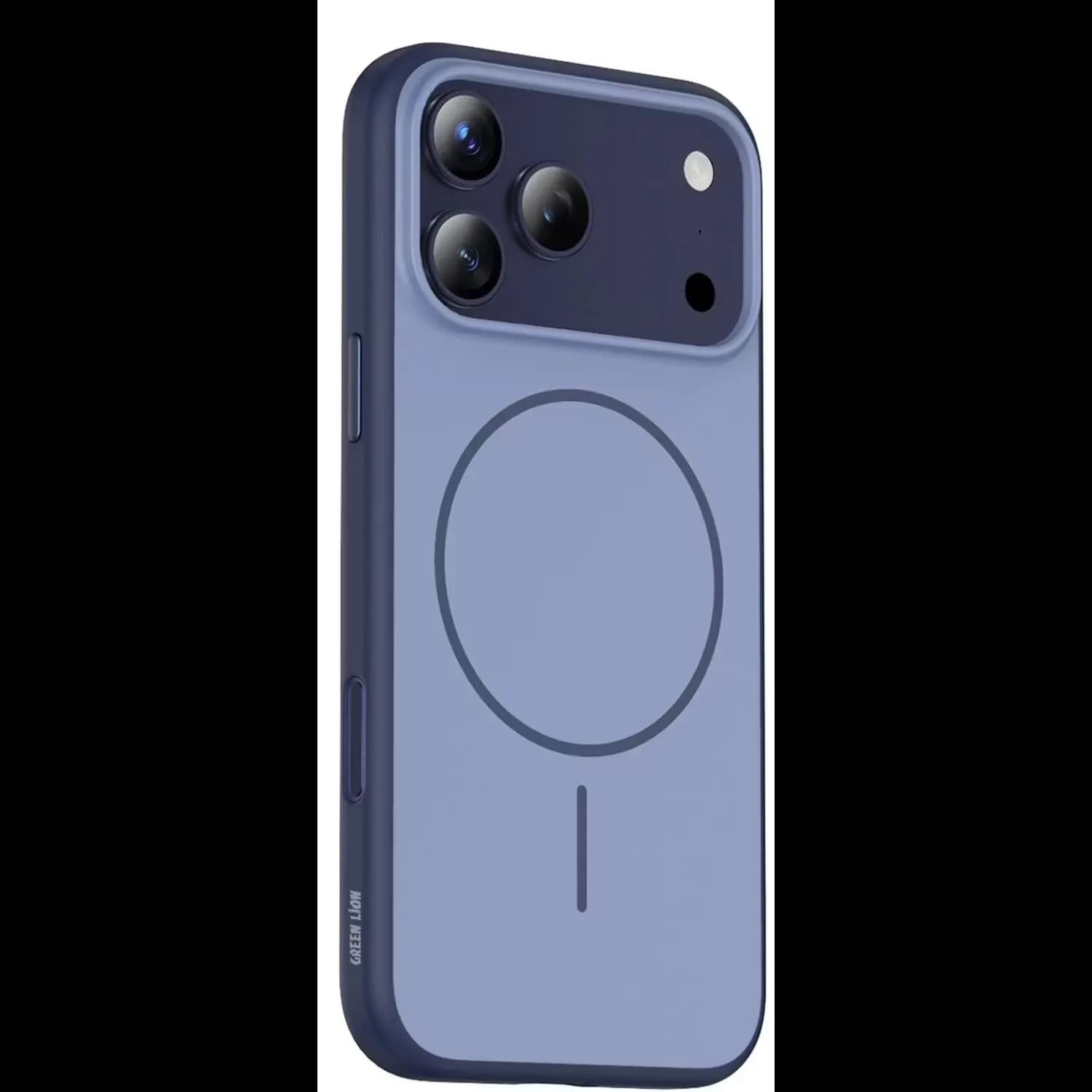 Green Lion Patric Case iPhone 17 Pro - Matte Finish, Blue