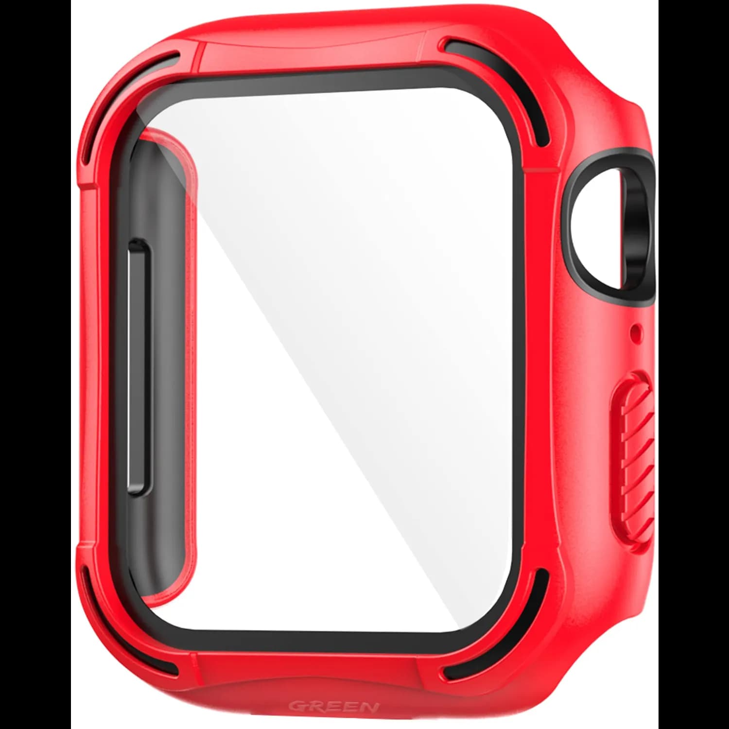 Green Lion Guard Pro Case - PC/TPU with Glass, Red 1 Green Lion Guard Pro Case - PC/TPU with Glass, Red 1