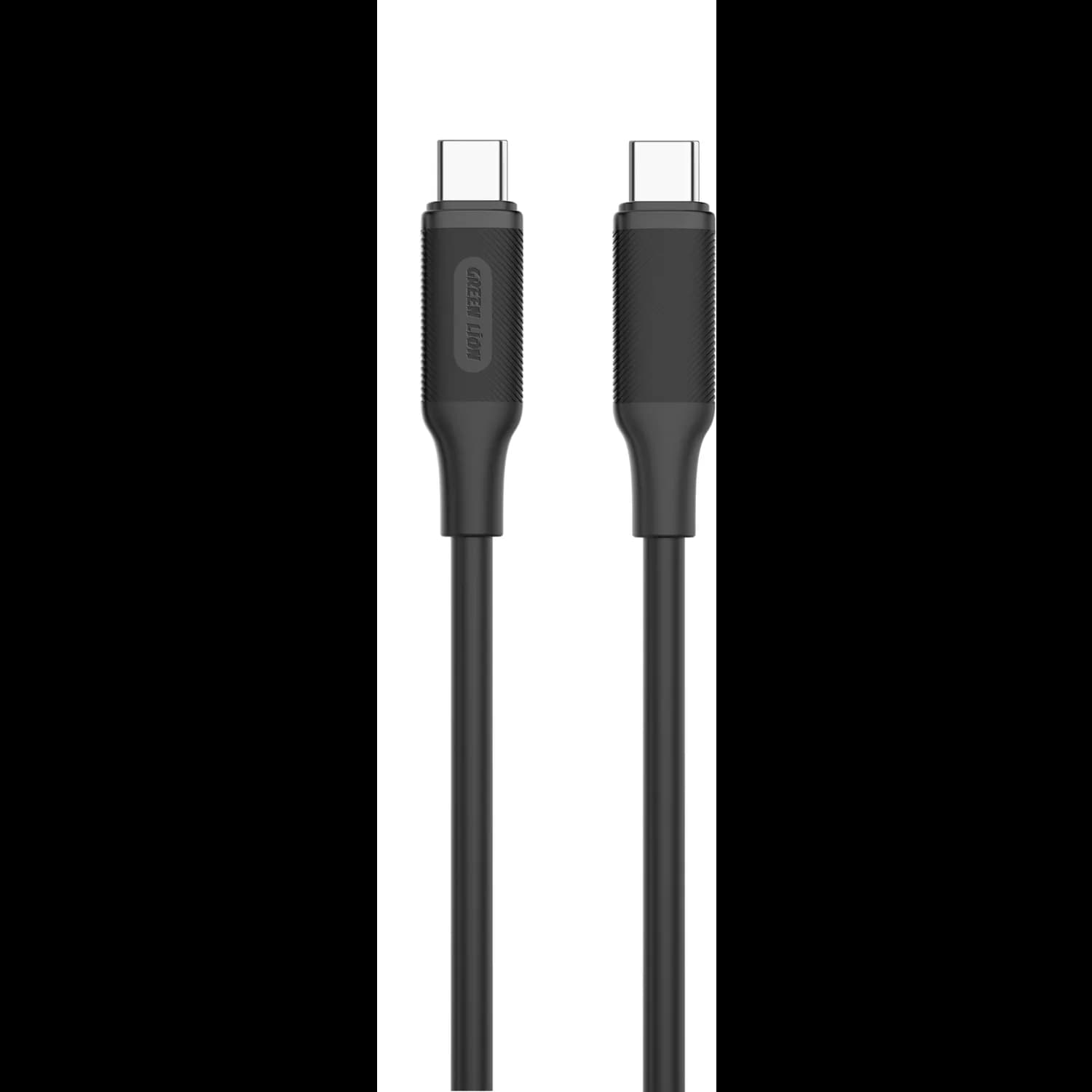 Green Lion USB-C Cable - 1M 60W, Black Green Lion USB-C Cable - 1M 60W, Black