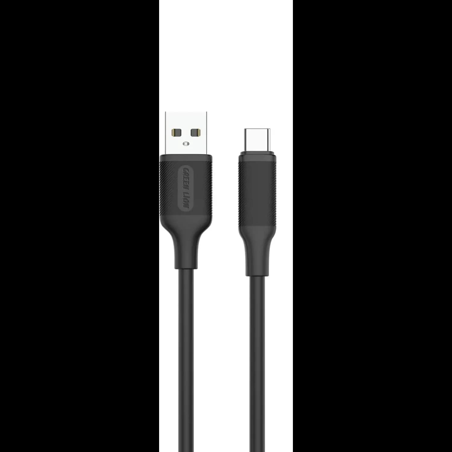 Green Lion USB Cable - USB-A to USB-C, 2M Black 1 Green Lion USB Cable - USB-A to USB-C, 2M Black 1
