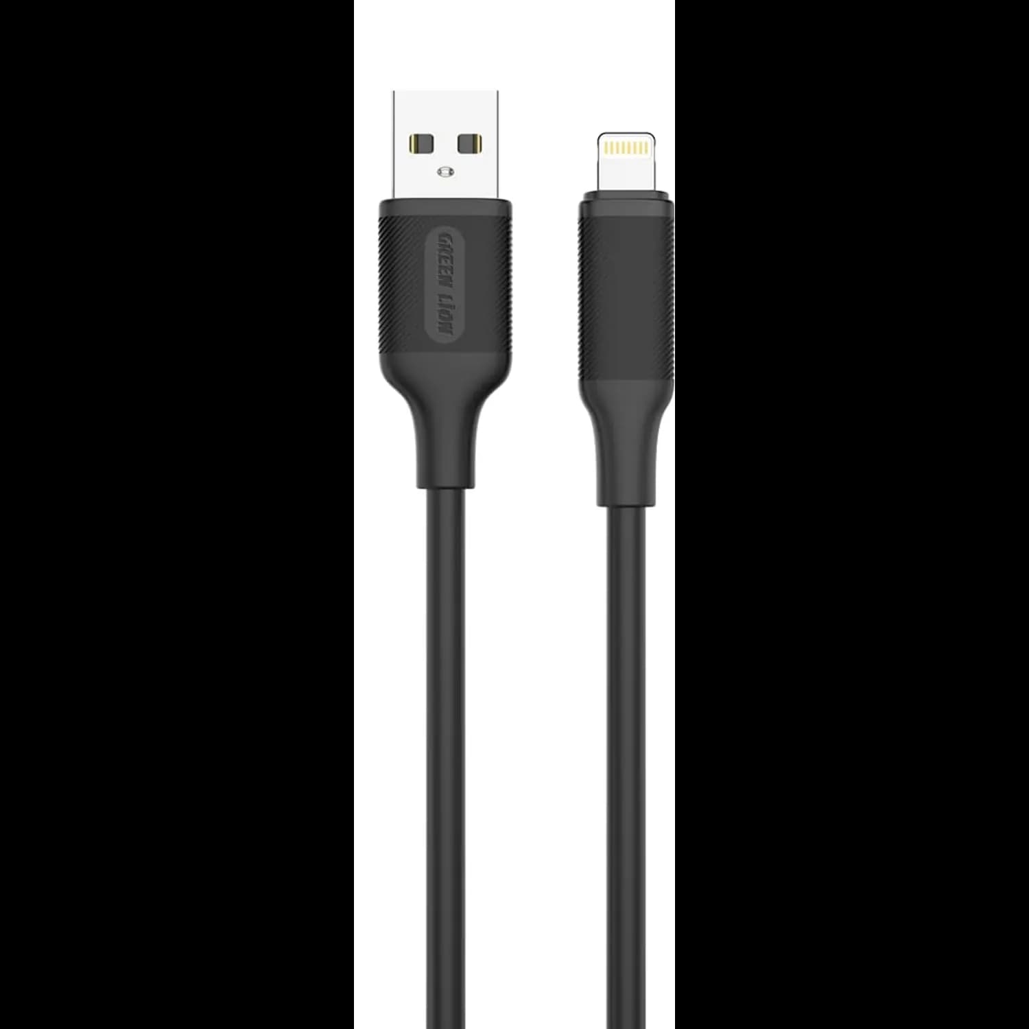 Green Lion USB-A to Lightning Cable - 1m, 2.4A, Black 1 Green Lion USB-A to Lightning Cable - 1m, 2.4A, Black 1