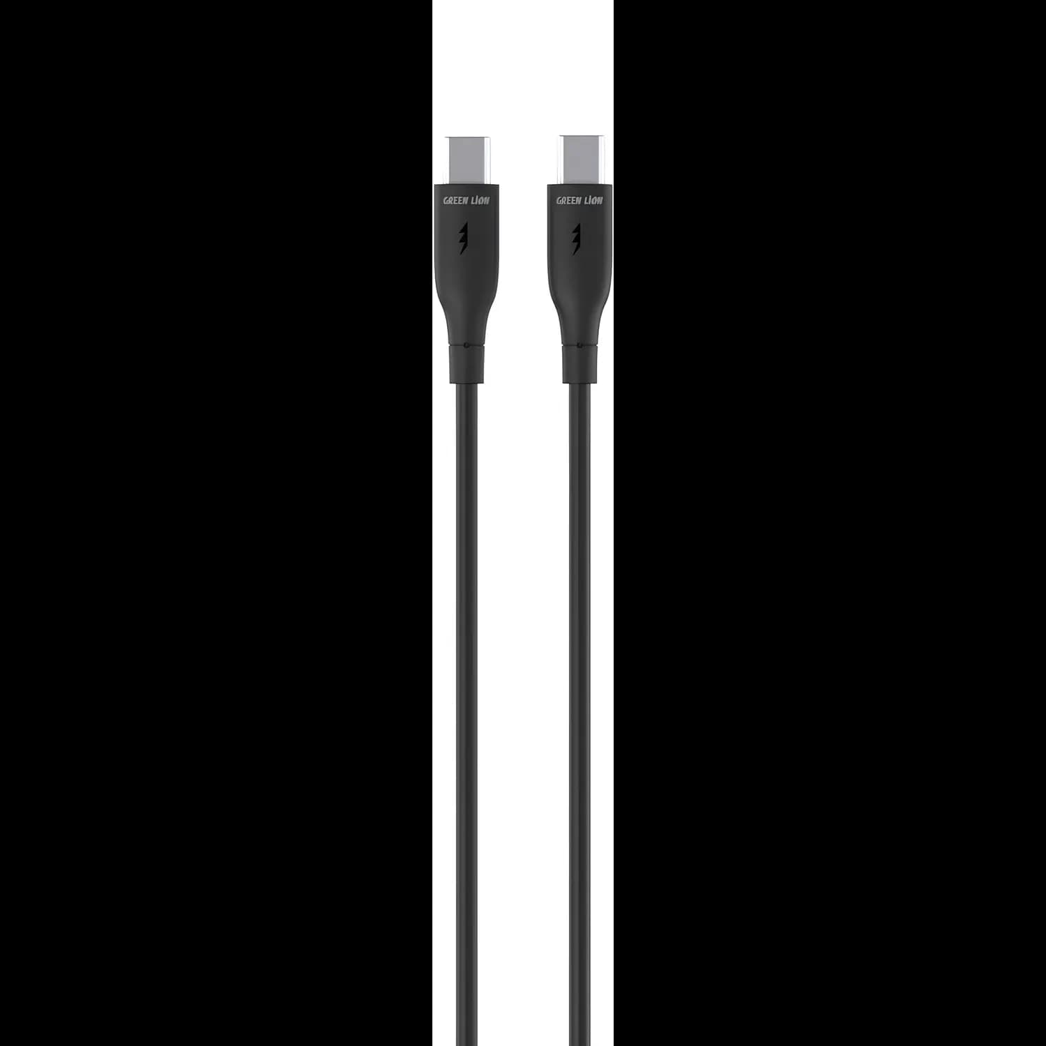 Green Lion USB-C to Lightning Cable - PVC, 1M, Black 1