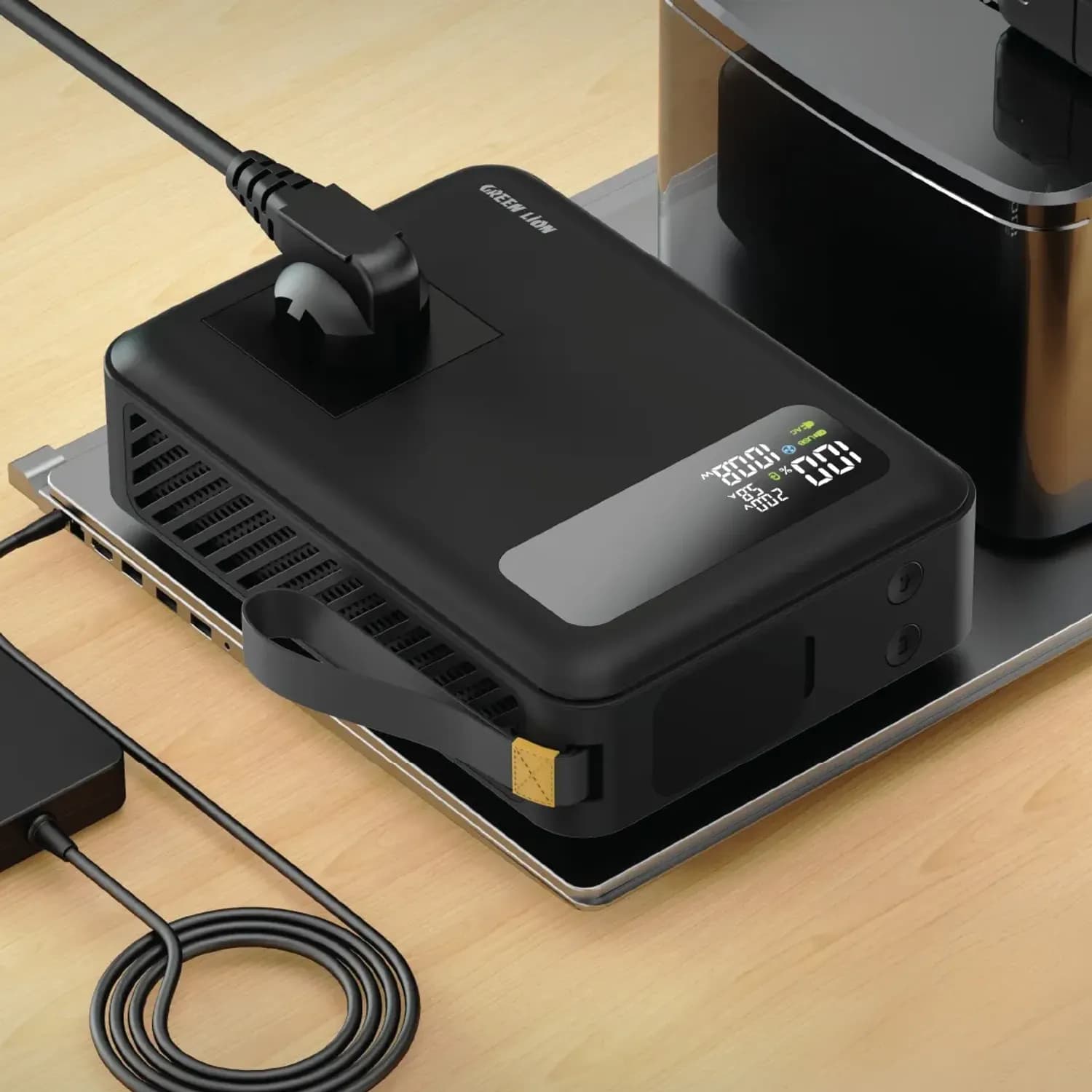 Green Lion Power Bank Power Vault - 270W 30000mAh, Black 2