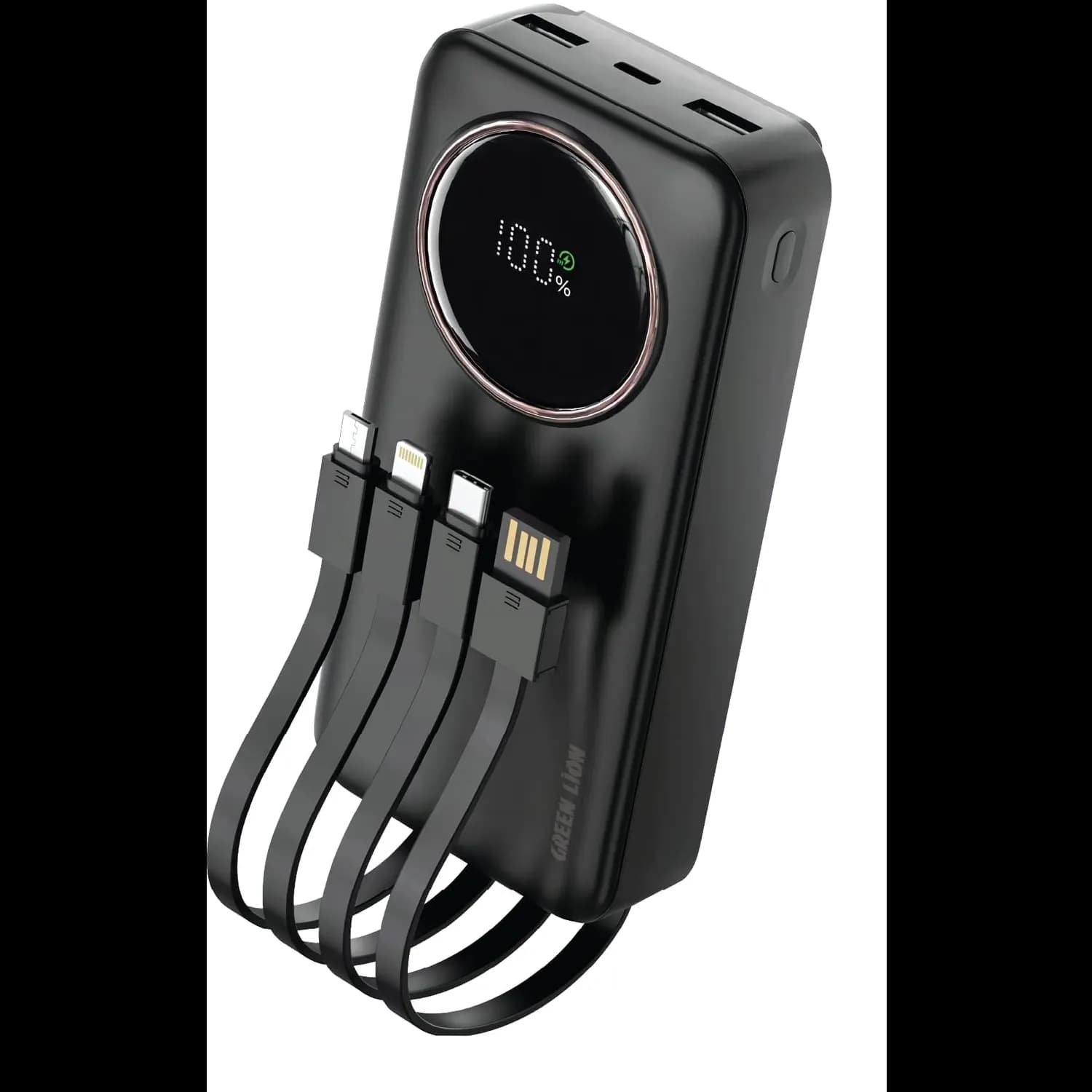 Green Lion Power Bank Pulse - 20000mAh PD 22.5W, Black 1