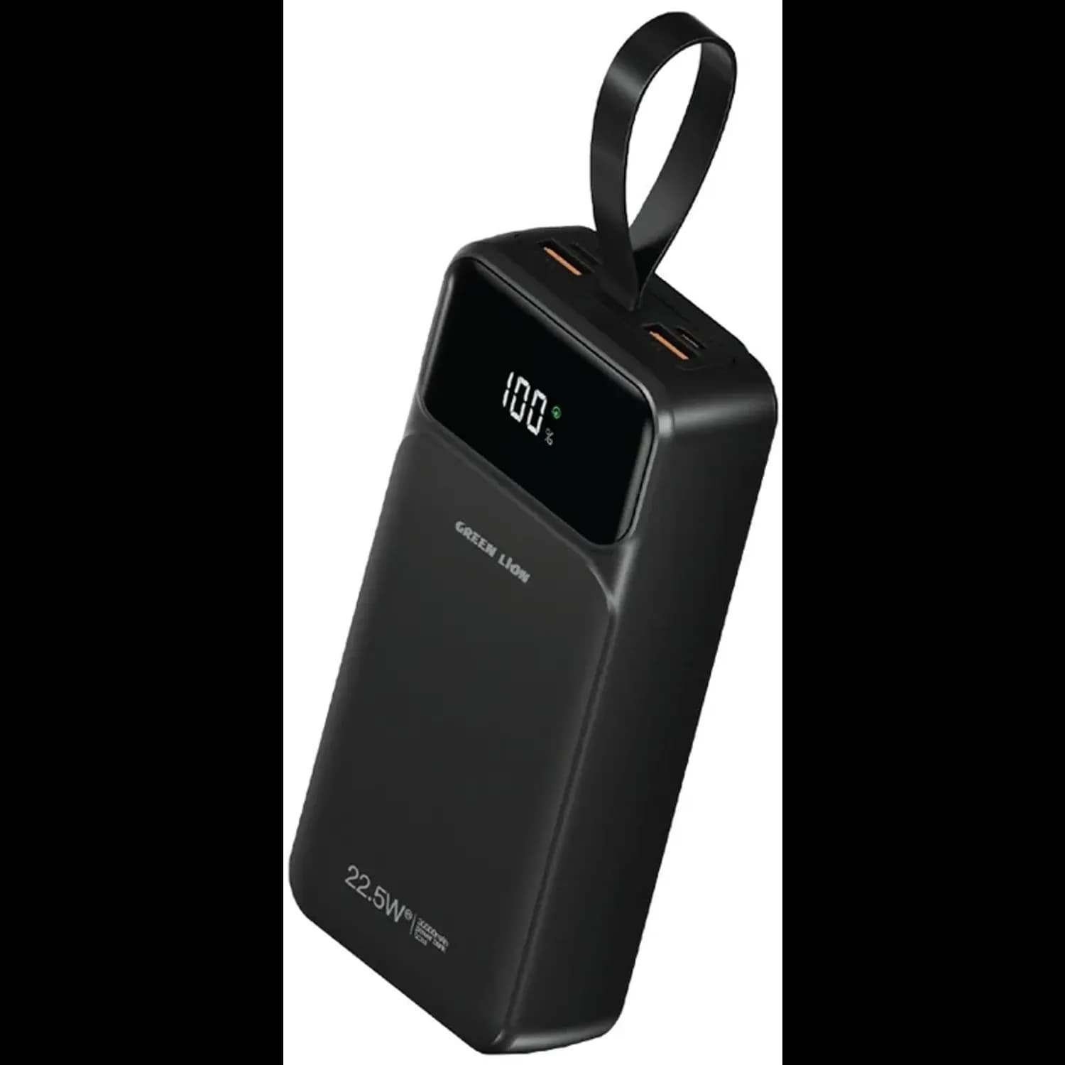 GREEN LION Power Bank - 30000mAh 20W PD, Black GREEN LION Power Bank - 30000mAh 20W PD, Black