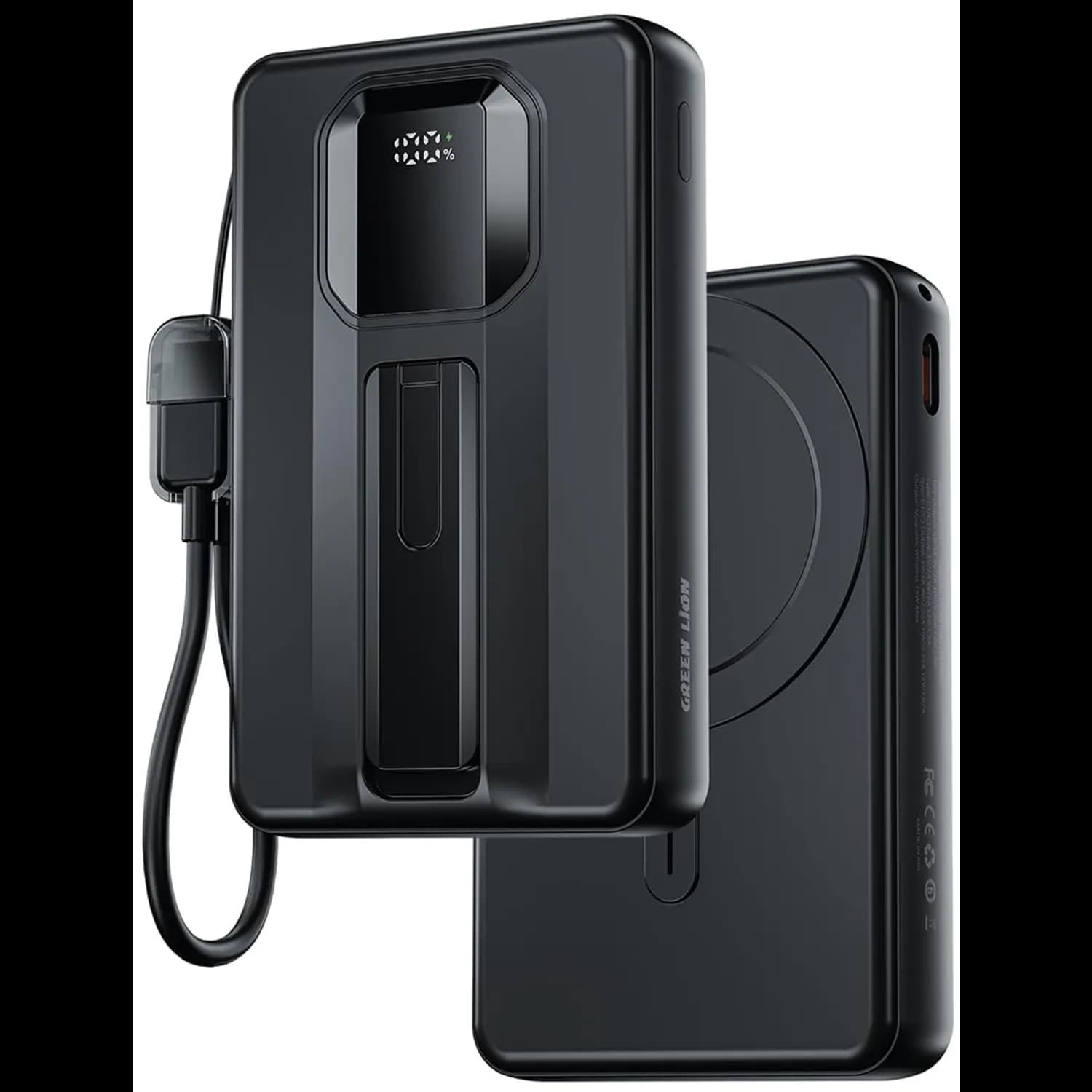 Green Lion Power Bank Torino - 10000mAh PD 20W, White — Black 1 Green Lion Power Bank Torino - 10000mAh PD 20W, White — Black 1