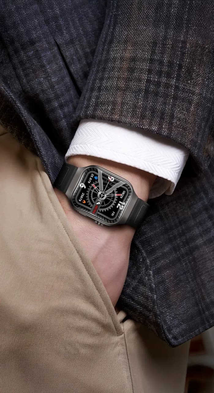 Green Lion Ridge Smart Watch — Black/Black 4