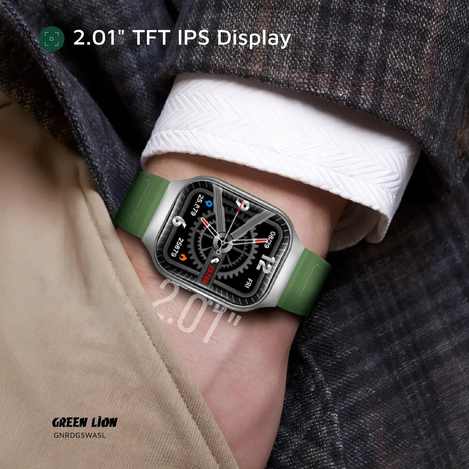 Green Lion Smart Watch Ridge - Silver 2