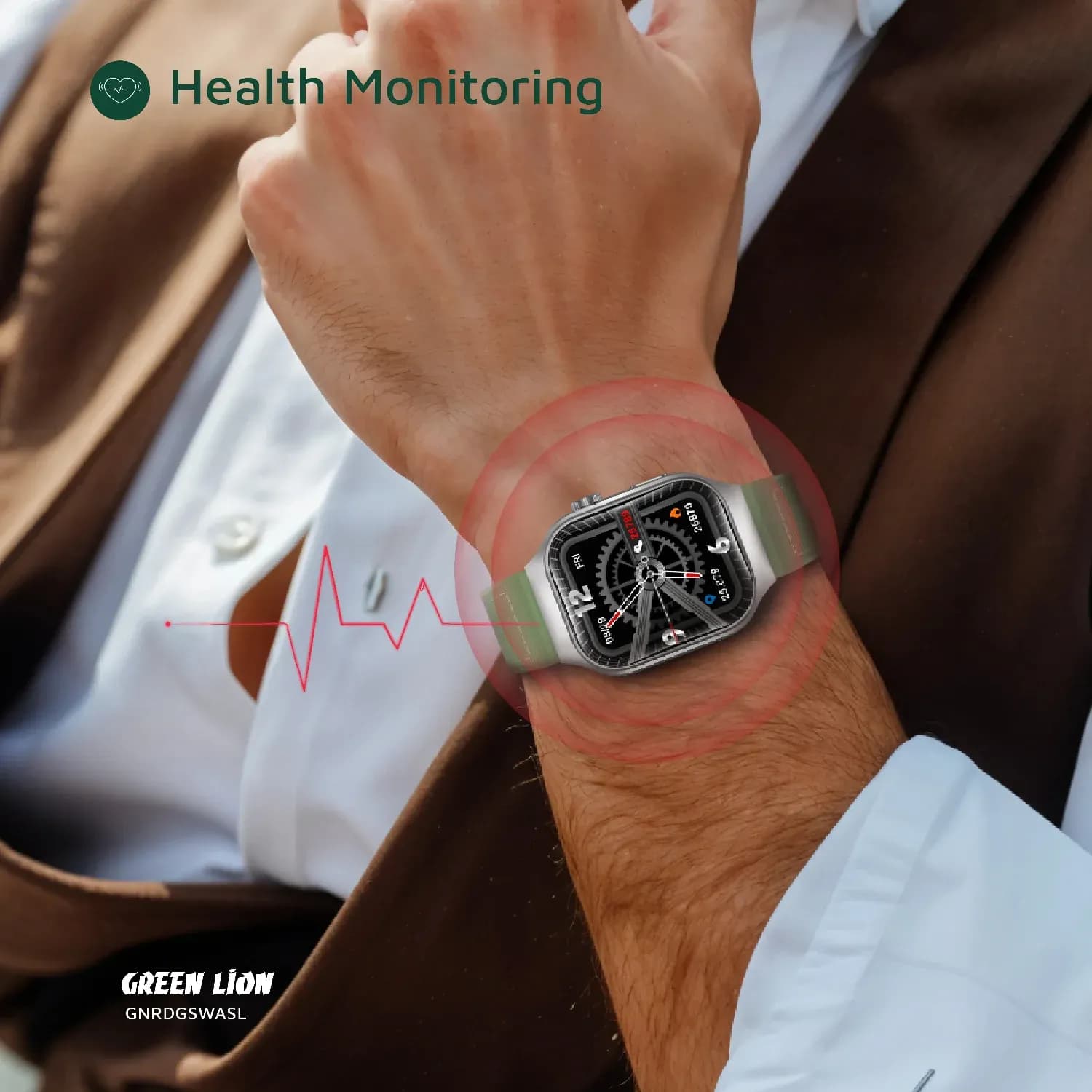 Green Lion Smart Watch Ridge - Silver 3