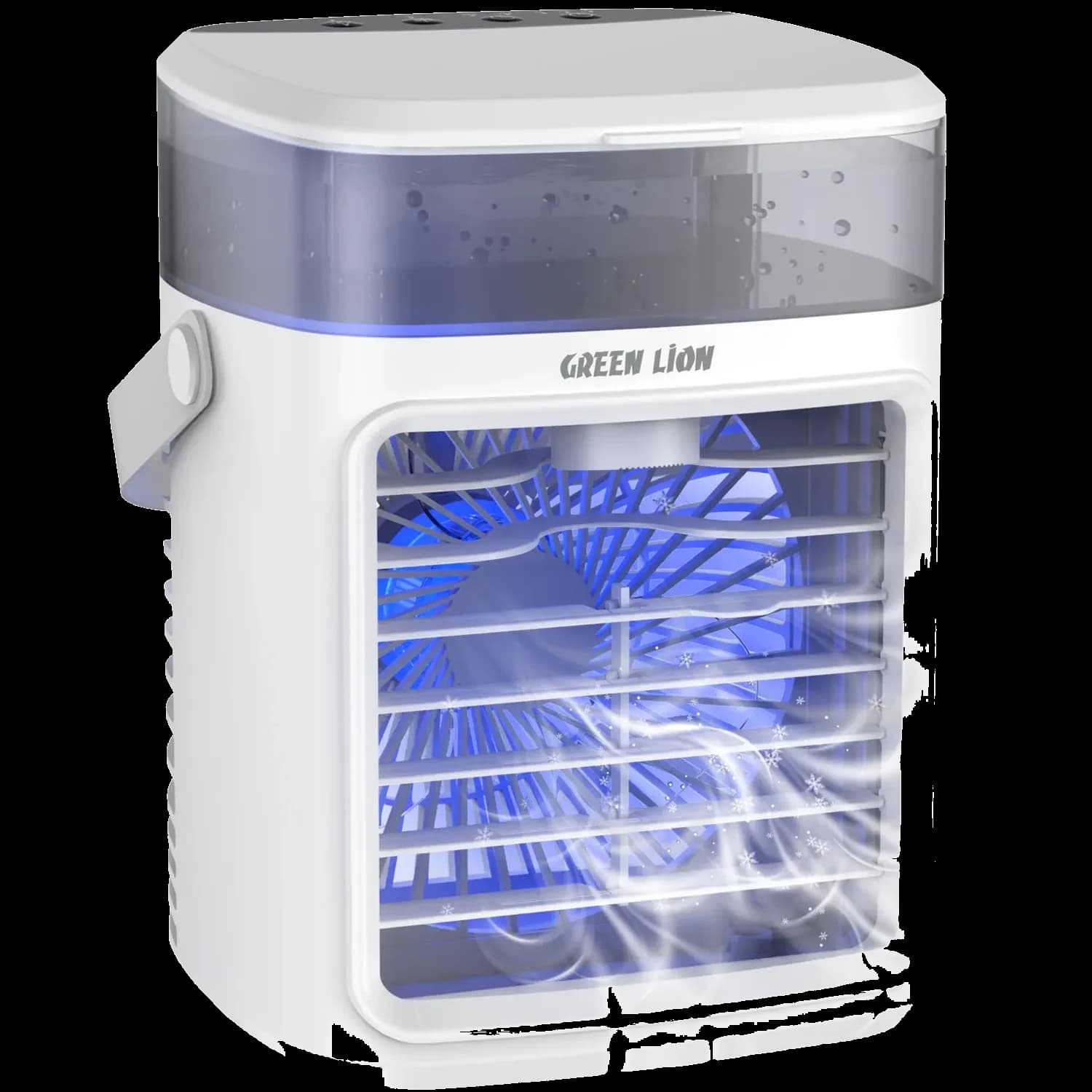 Green Lion Air Cooler Fan - Rechargeable 2000mAh, White 1 Green Lion Air Cooler Fan - Rechargeable 2000mAh, White 1
