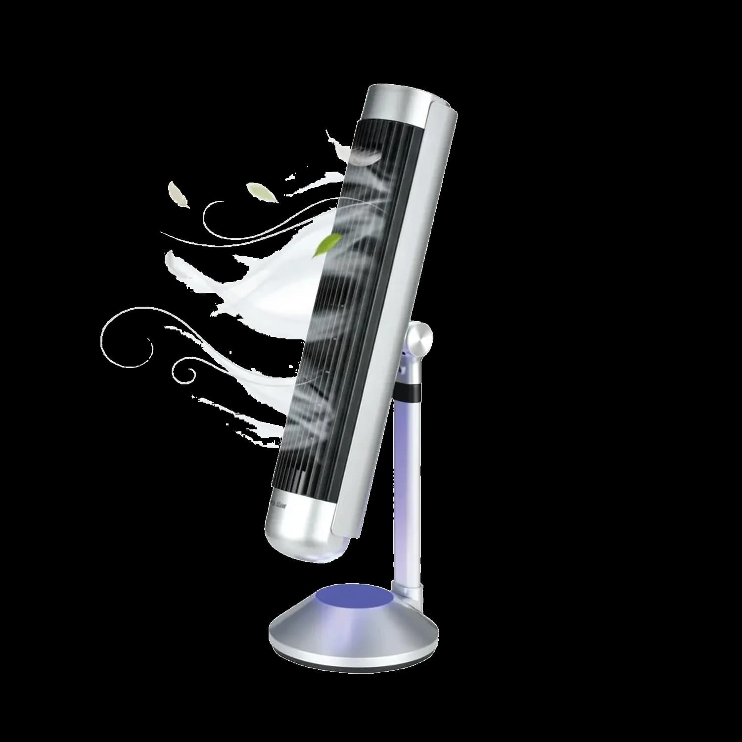 Green Lion Tower Fan - 6-Speed, Remote, Silver 1 Green Lion Tower Fan - 6-Speed, Remote, Silver 1