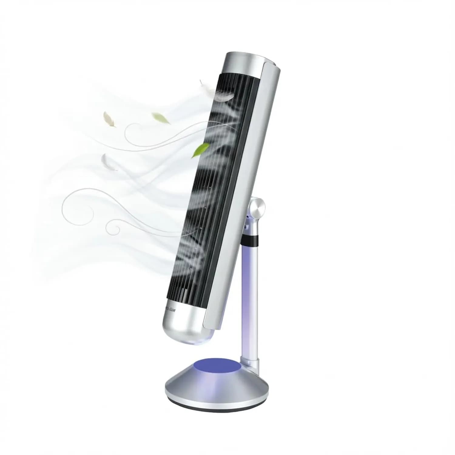 Green Lion Tower Fan - 6-Speed, Remote, Silver 2