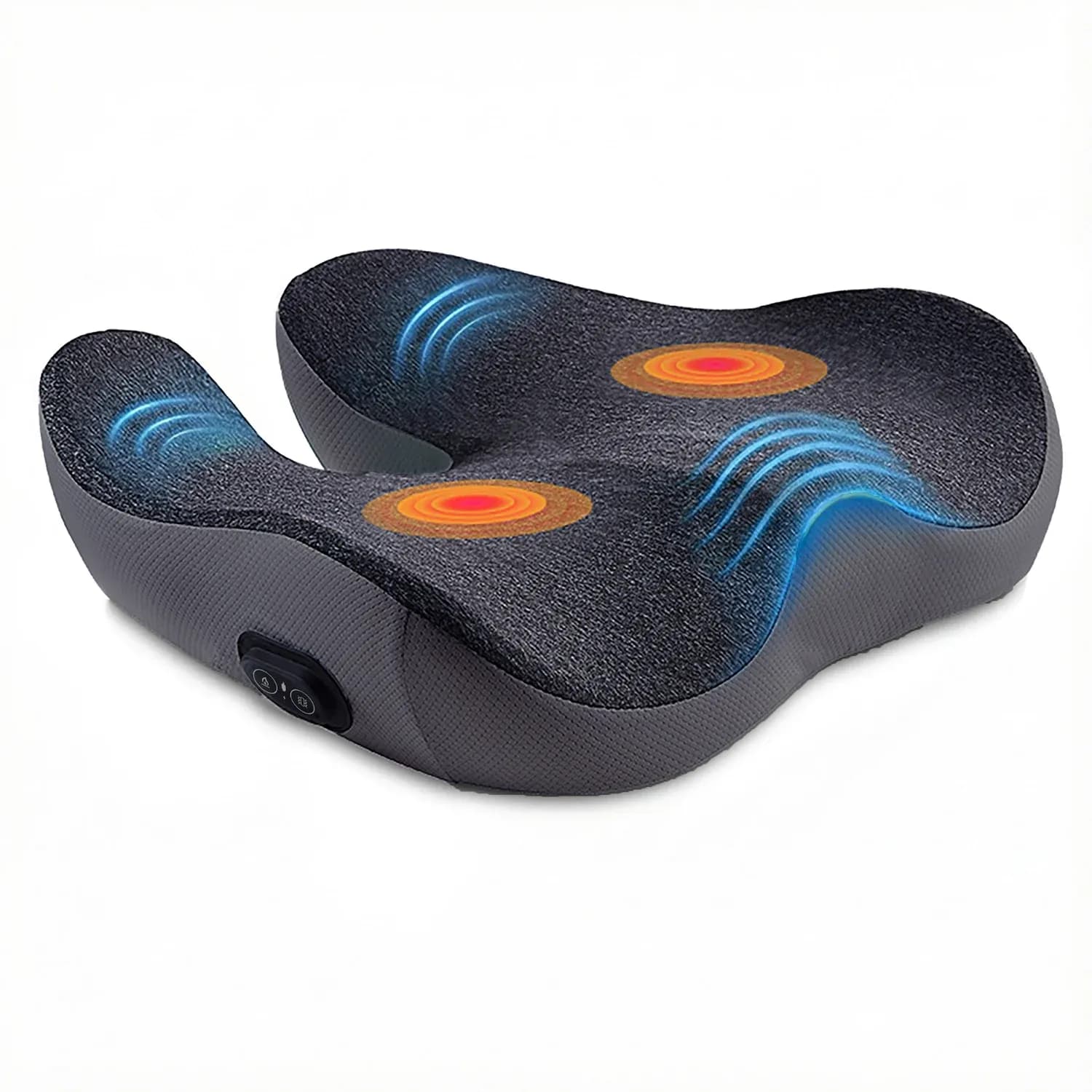 Green Lion RELIEVE Seat Cushion, Massage & Heat Therapy, - Grey 1 Green Lion RELIEVE Seat Cushion, Massage & Heat Therapy, - Grey 1