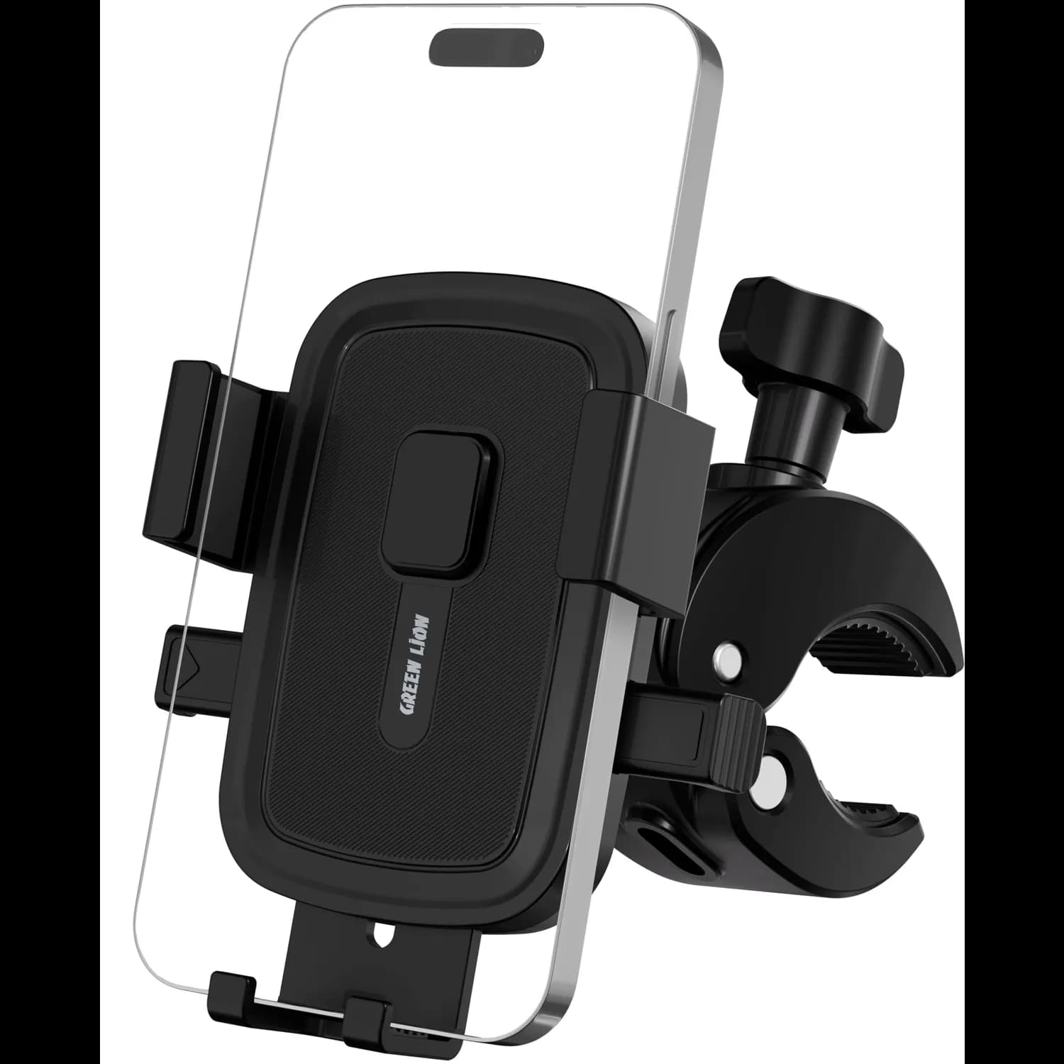 Green Lion Bike Phone Holder - Handlebar Mount, Black 1