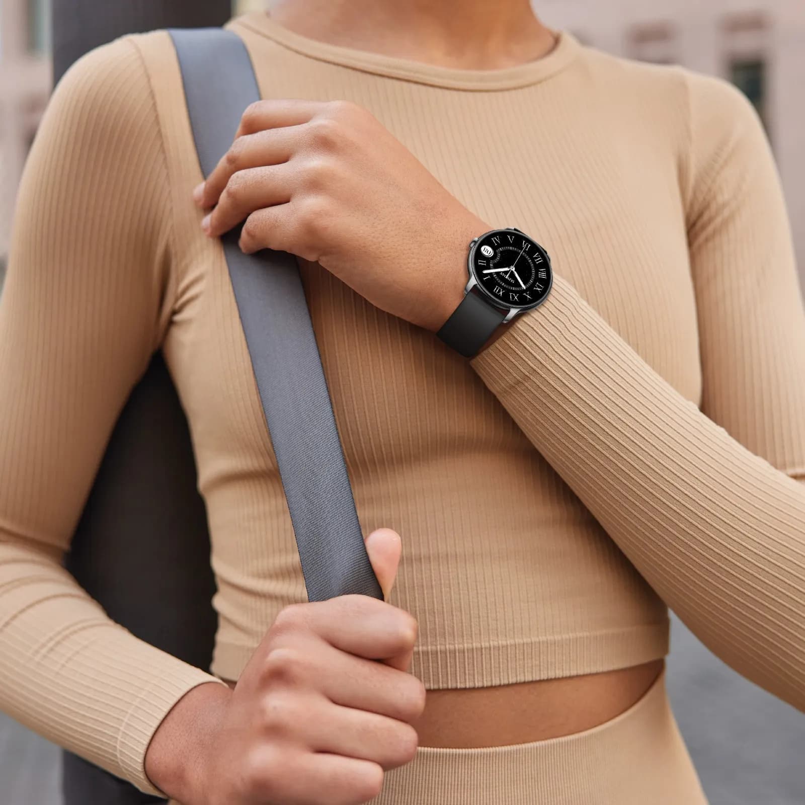 Green Lion Smart Watch Rivo - 1.32" AMOLED, Black 1 Green Lion Smart Watch Rivo - 1.32" AMOLED, Black 1