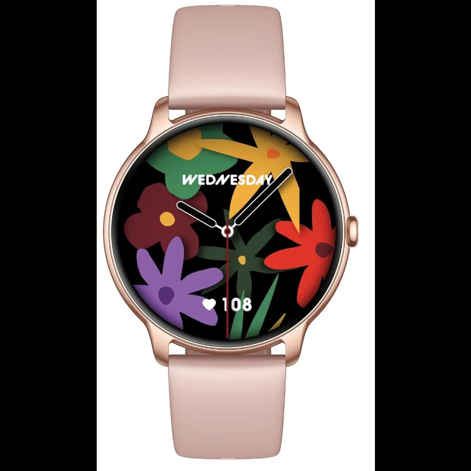 Green Lion Smart Watch Rivo - Silicone Strap, Pink 1 Green Lion Smart Watch Rivo - Silicone Strap, Pink 1