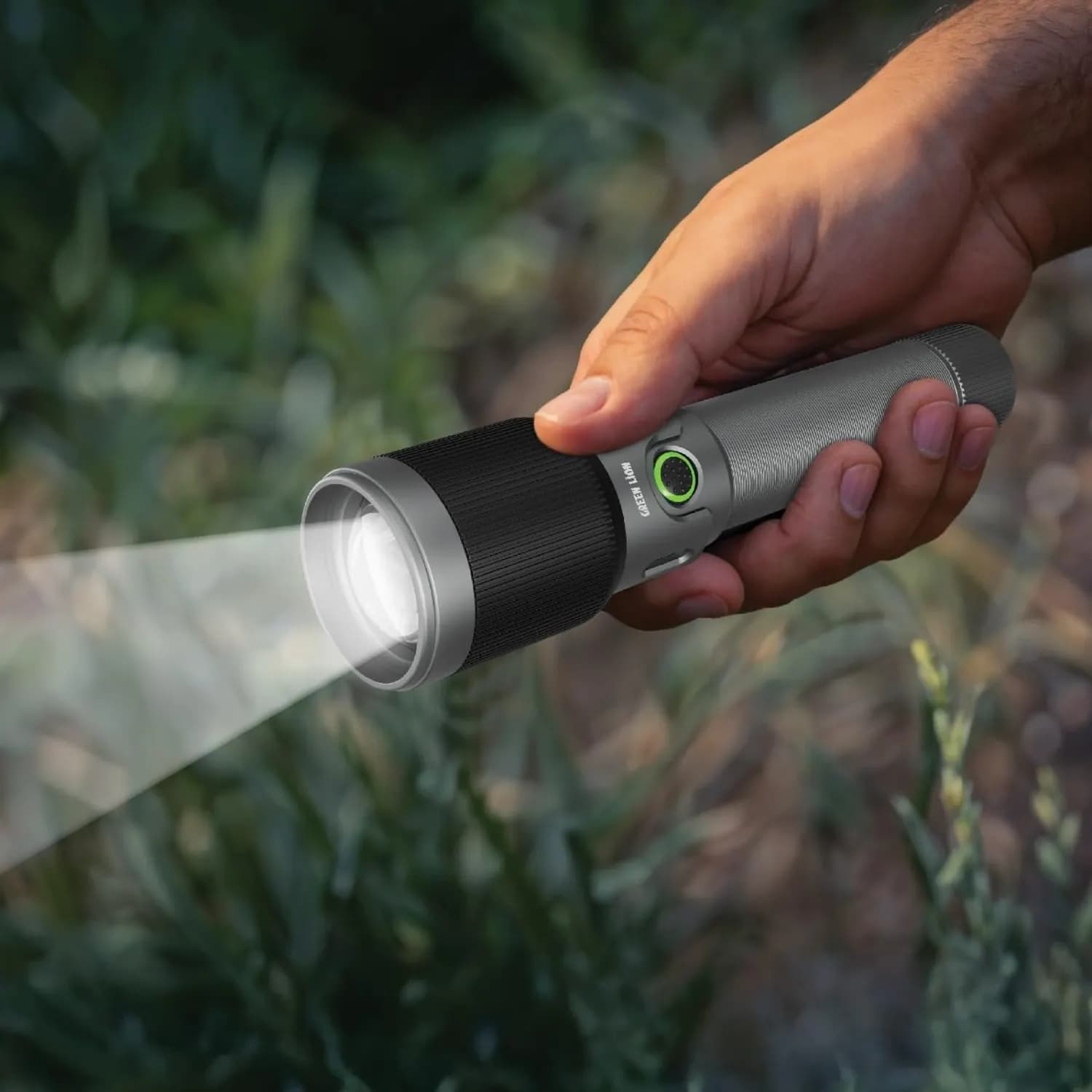 Green Lion LED Torch - 1100 Lumens, Grey 2