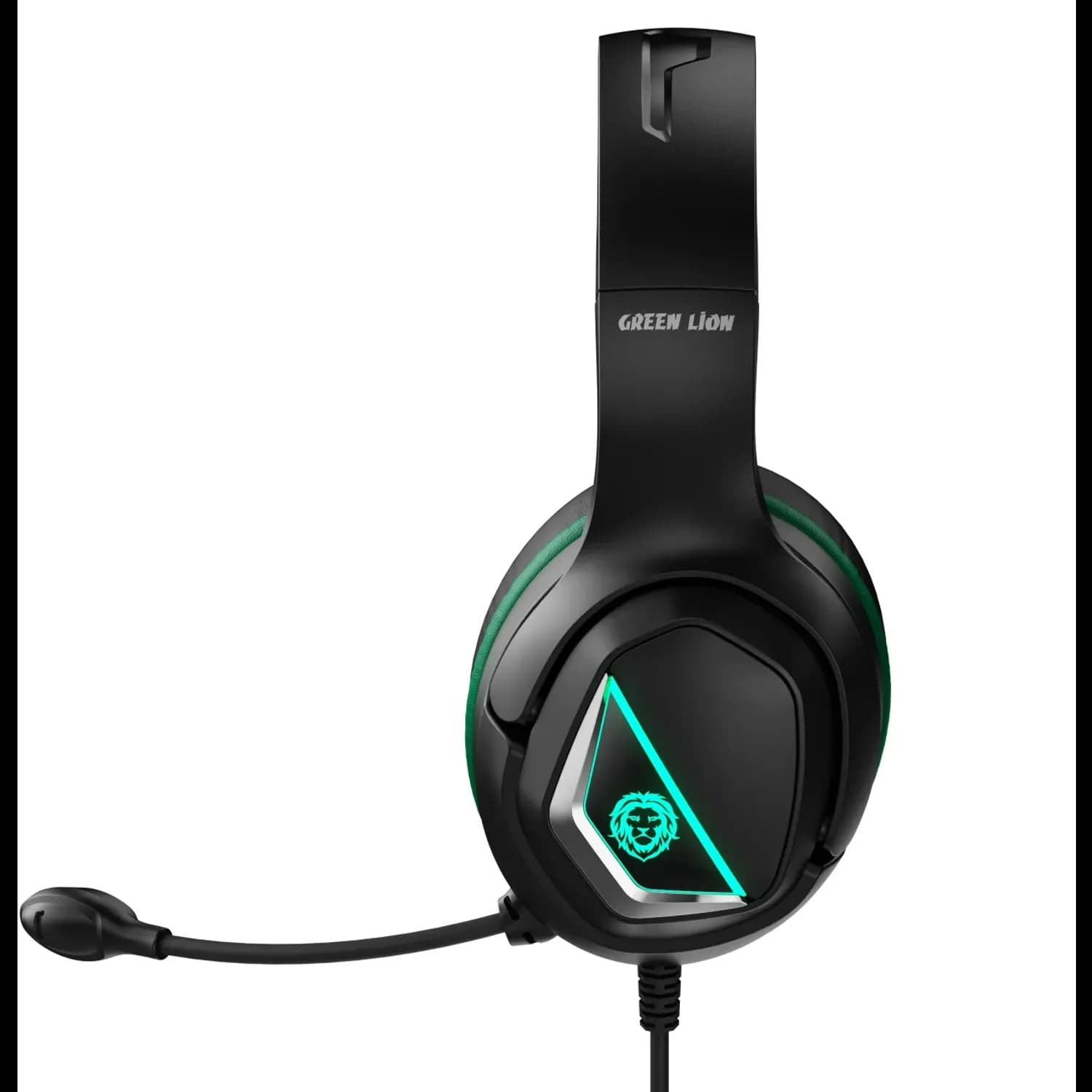 Green Lion Gaming Headphone RUNNER - Wired, Black 3