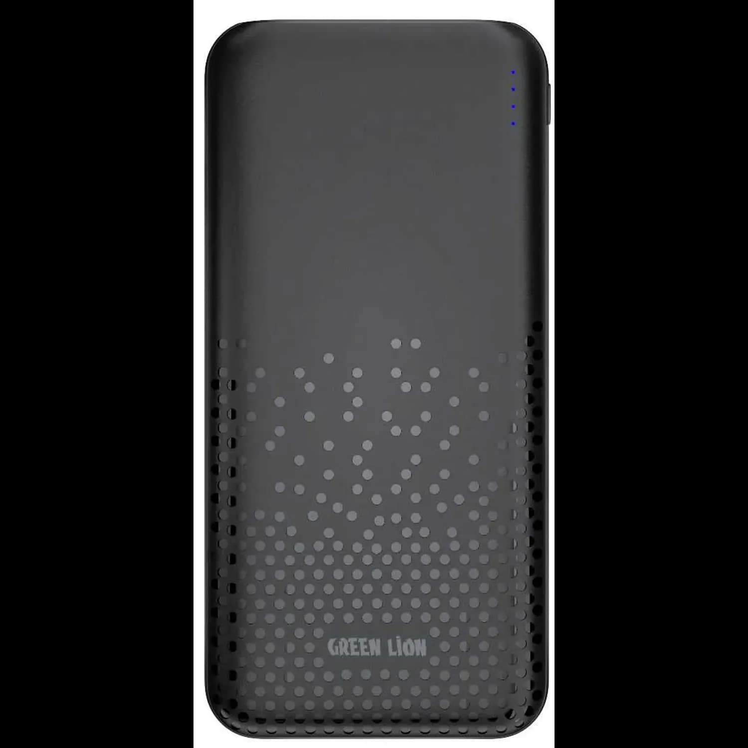 Green Lion Power Bank Rome 10000mAh - Dual USB-A, Black 1