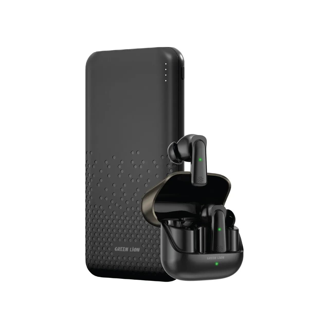 Green Lion Rome Powerbank & TWS Earbuds - Black 2