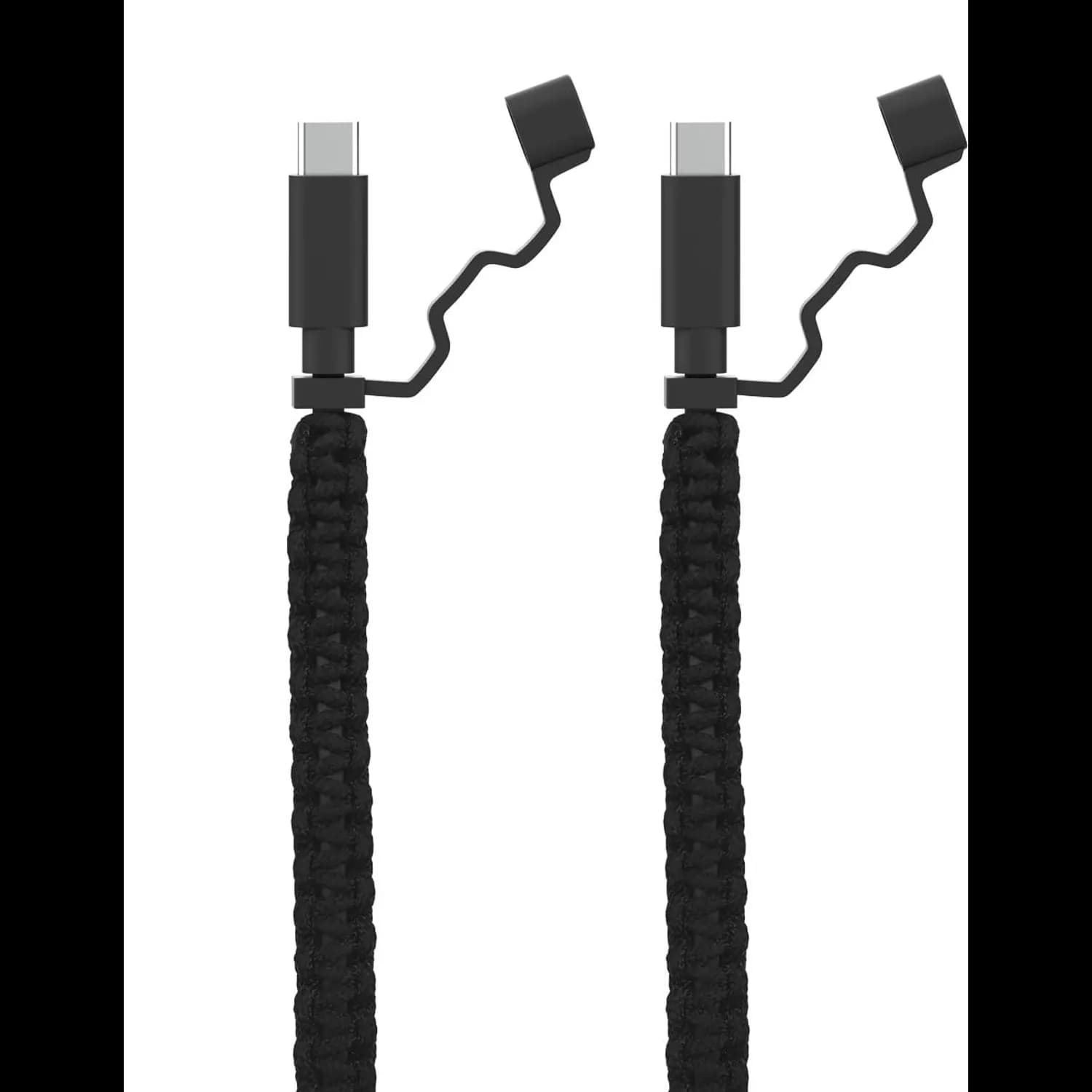 Green Lion USB-C Rescue Cable - 60W Fast Charge, Black 1