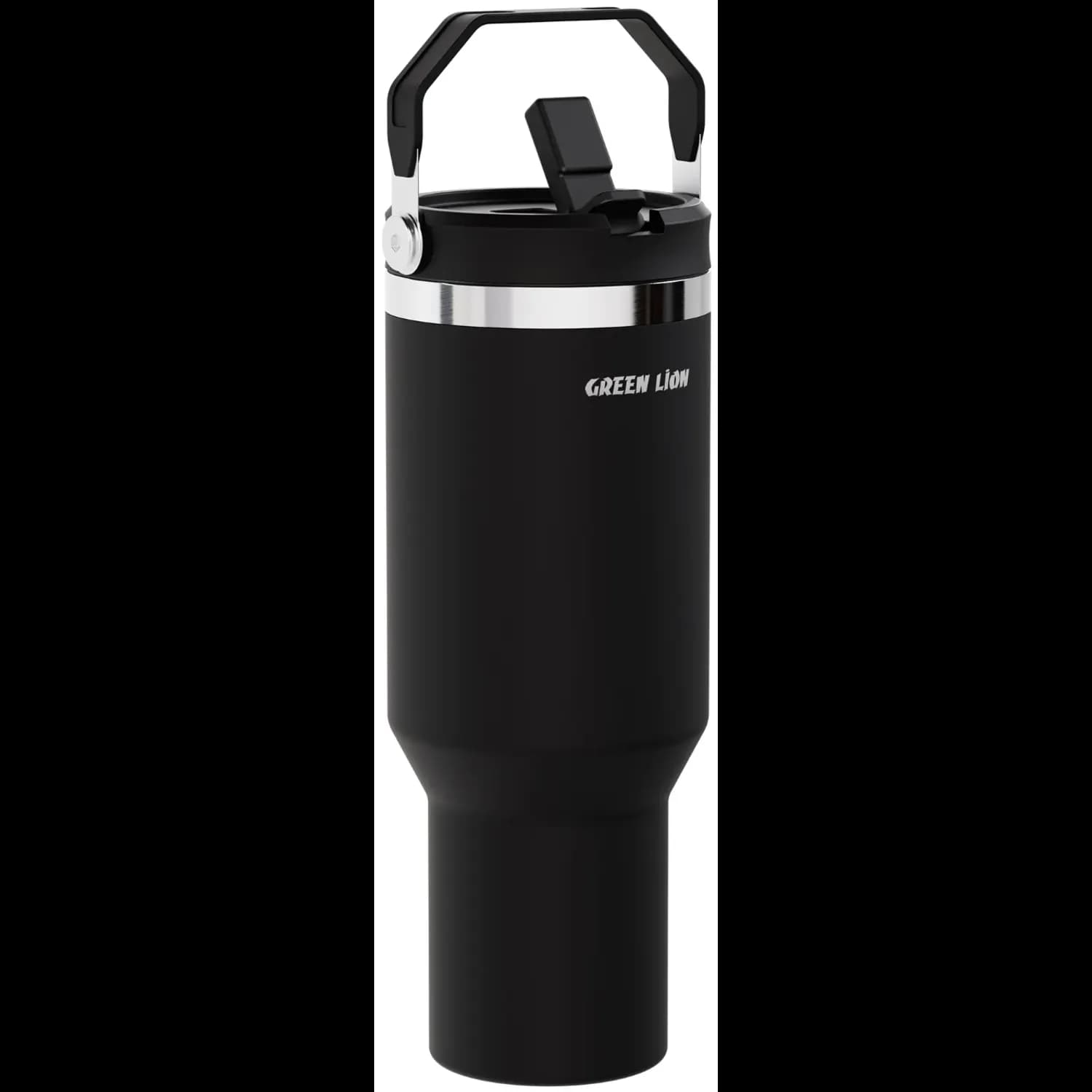 Green Lion Vacuum Tumbler - 900ml, Black — White 2