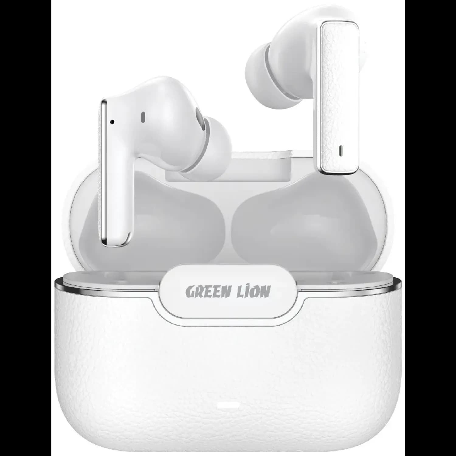 Green Lion Earbuds River Plus - Noise Cancelling, White — Black 5