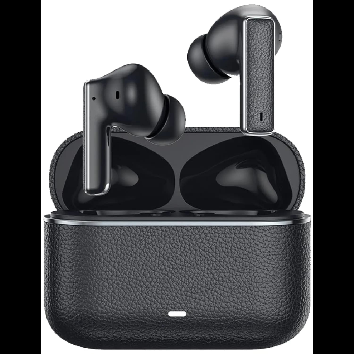 Green Lion Earbuds River TWS - ANC, Bluetooth 5.4, 35Hr Battery, White — Black 1 Green Lion Earbuds River TWS - ANC, Bluetooth 5.4, 35Hr Battery, White — Black 1