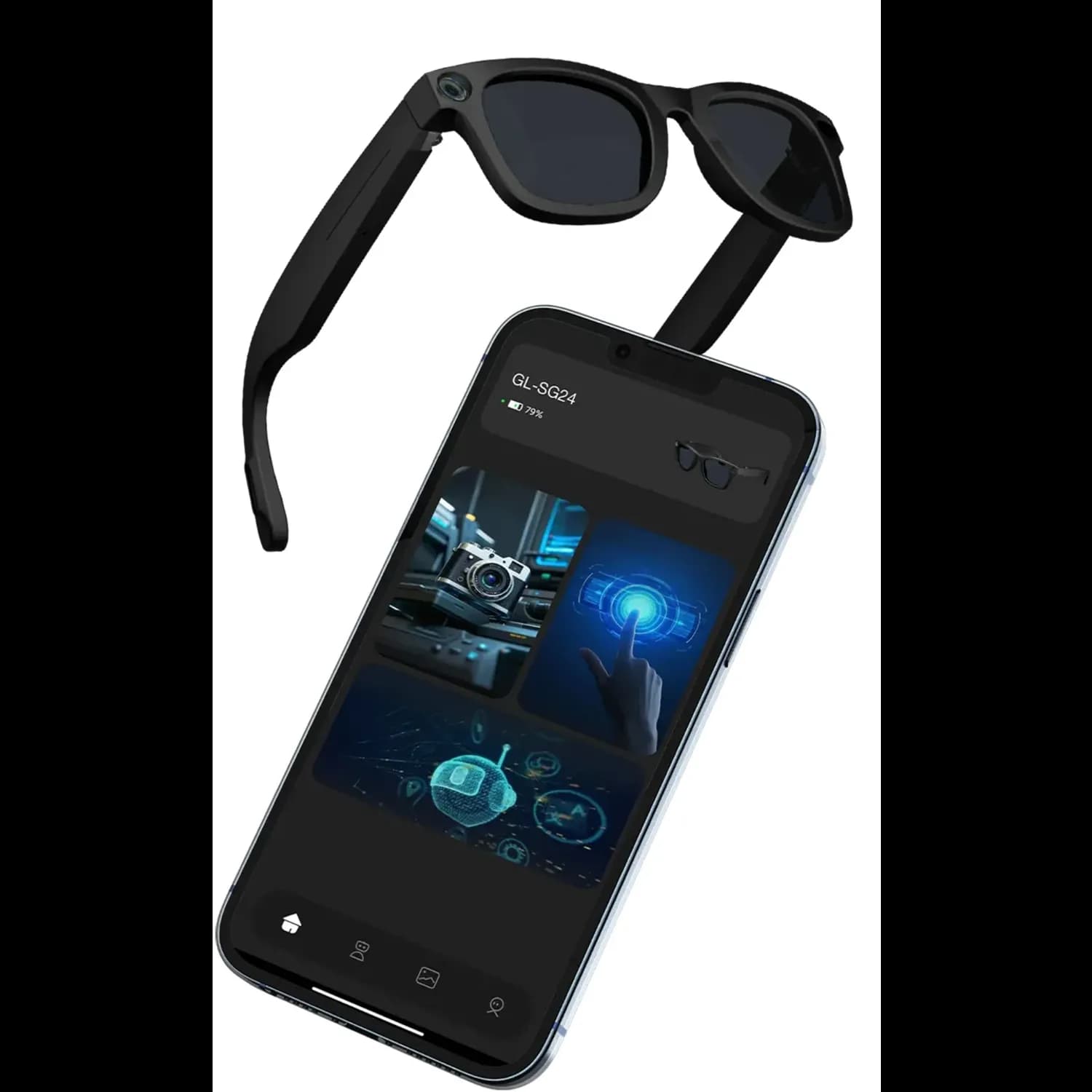 Green Lion Smart Glasses Rayna - AI, Black 2