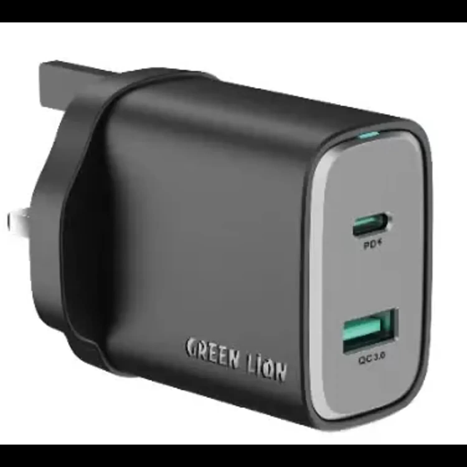 Green Lion Wall Charger Supra 45W GaN - USB-A & USB-C, Black Green Lion Wall Charger Supra 45W GaN - USB-A & USB-C, Black