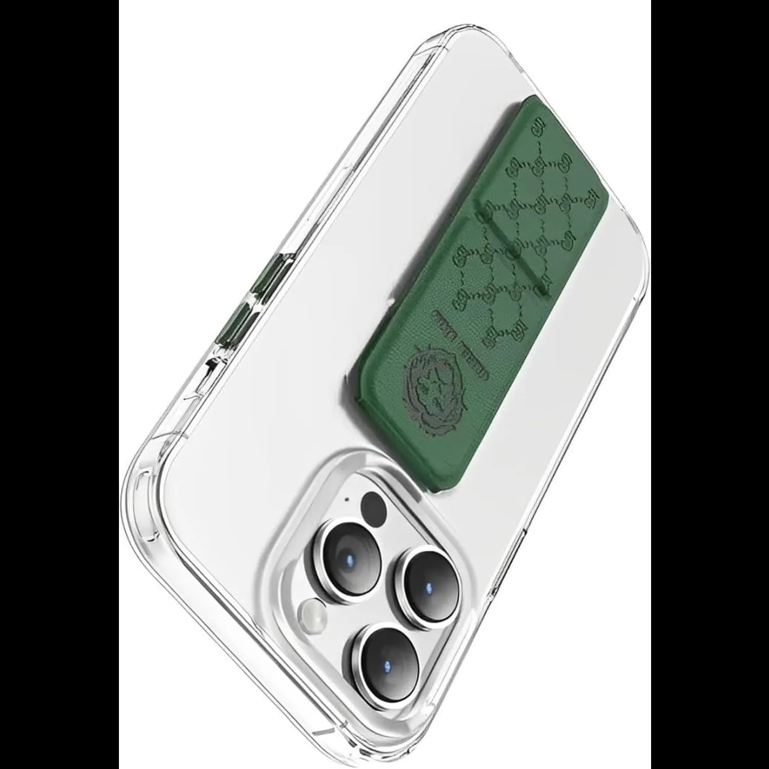 Green Lion Clear Case Series 9 - Shockproof, Green for iPhone 14 Plus 3