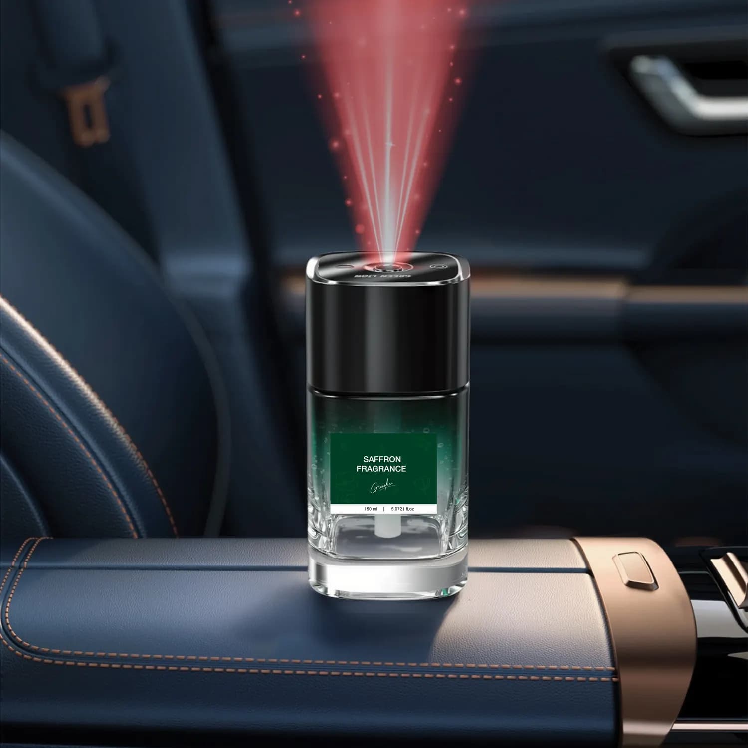 Green Lion Diffuser - Saffron, USB-C, Green 3