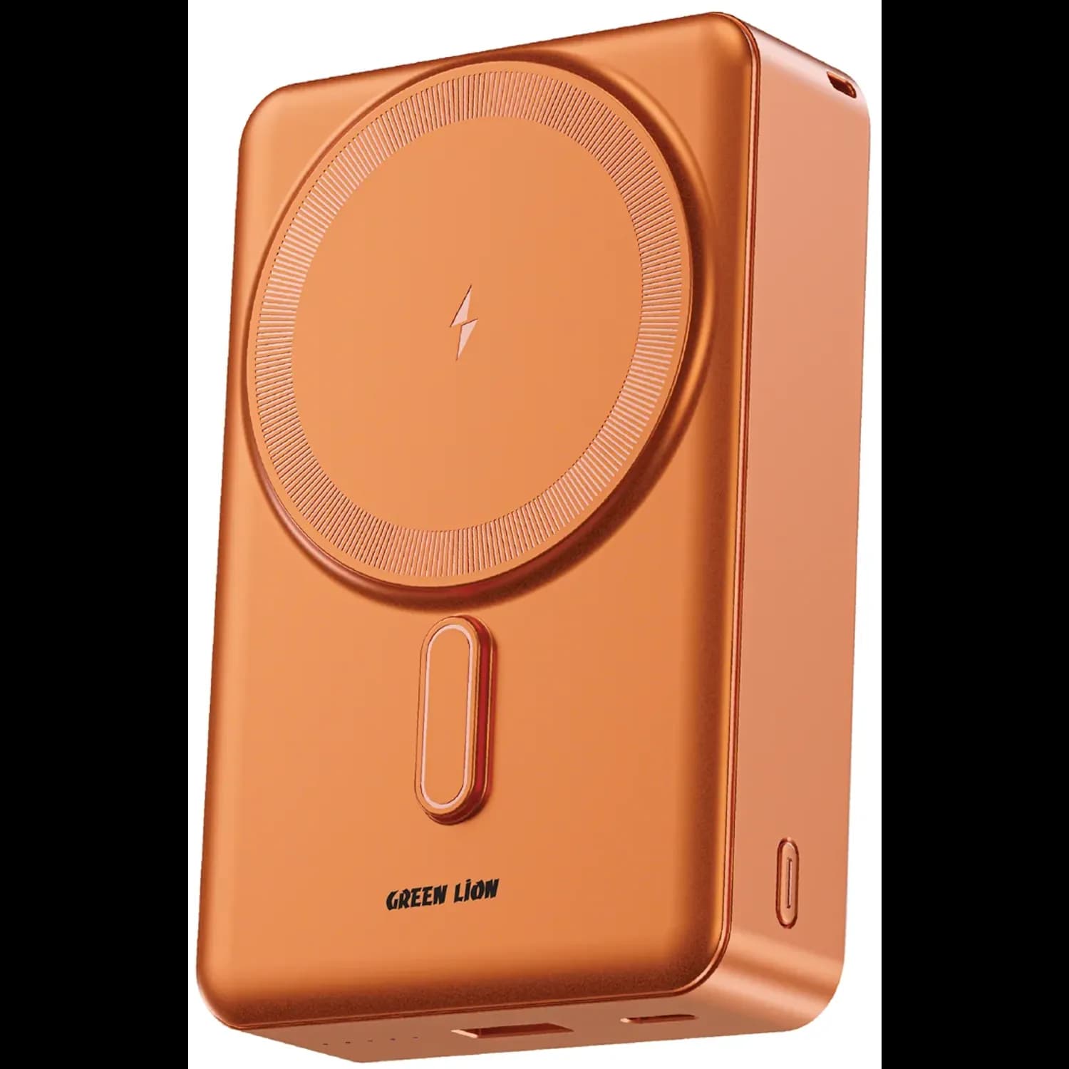 Green Lion SAN MARINO 20000mAh Power Bank with PD 20W - Orange — Black 2