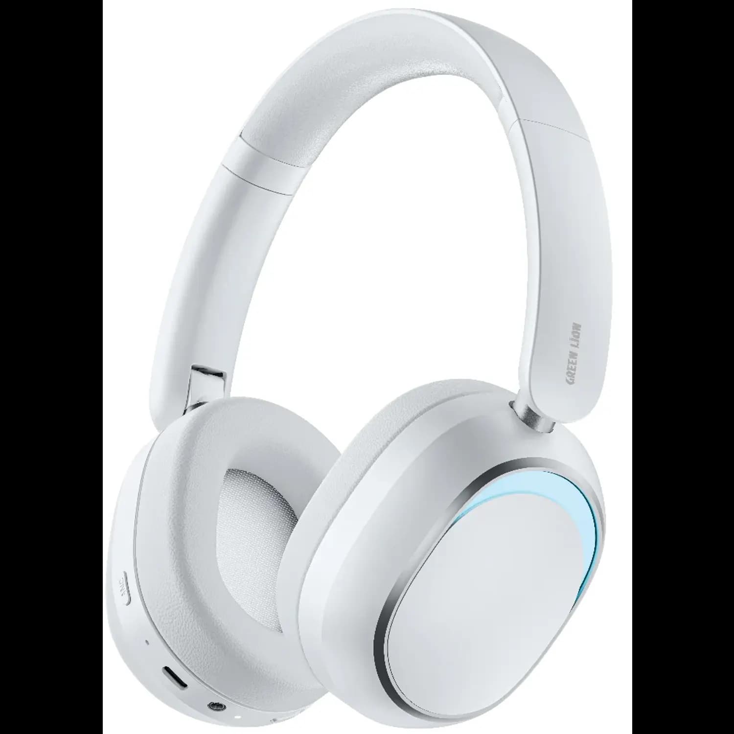 Green Lion Headphones Santos - Wireless ANC, White — Black 2