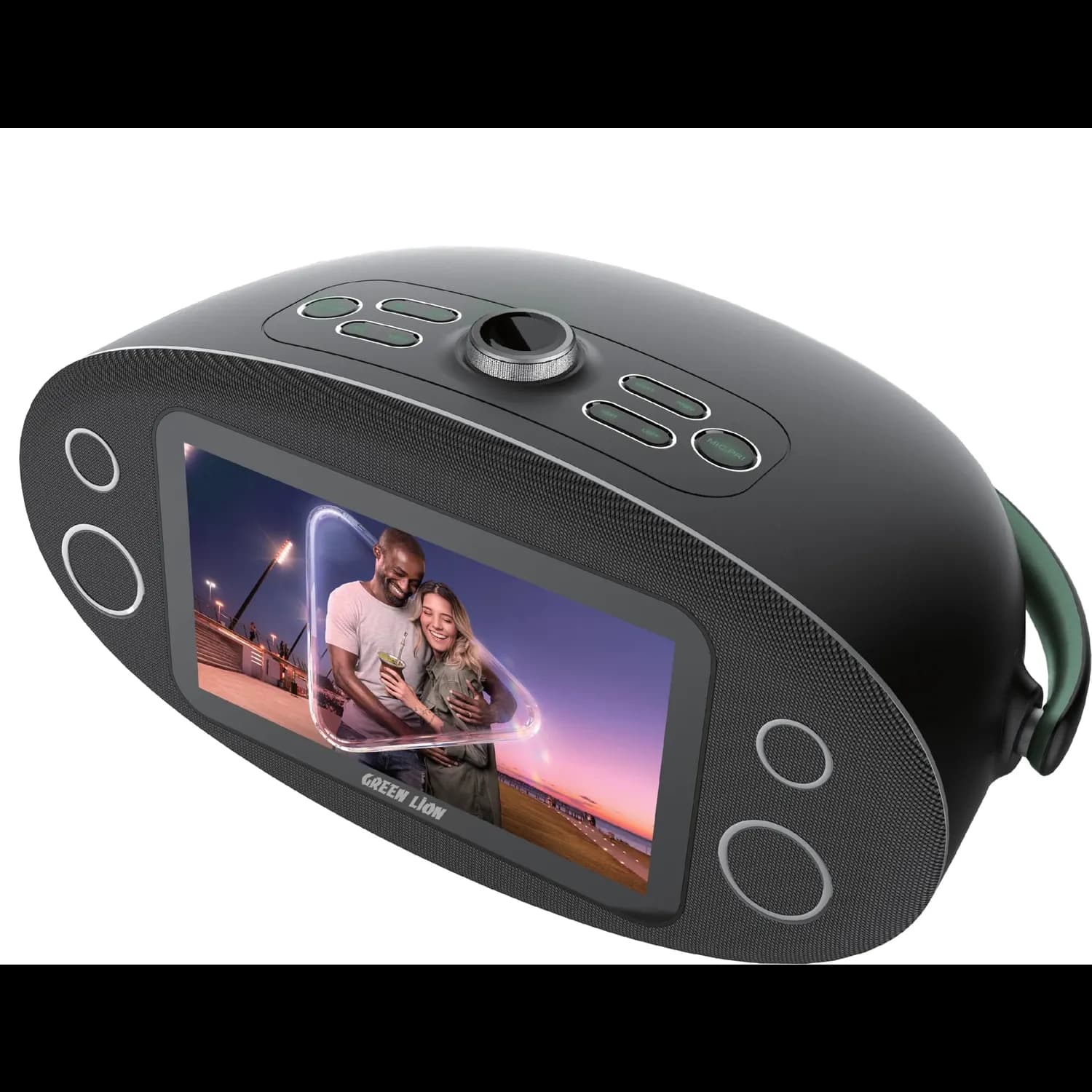 Green Lion Portable Bluetooth Speaker GL 101 - 10.1" HD Touchscreen, 80W, Black 4