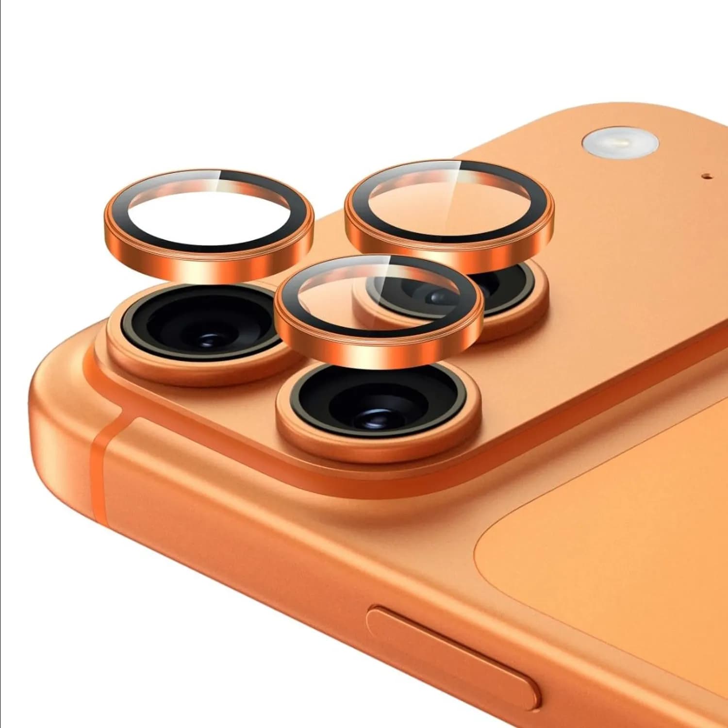 Green Lion Camera Lens Protector iPhone 17 Pro Max - Sapphire, Orange Titanium — Green 4
