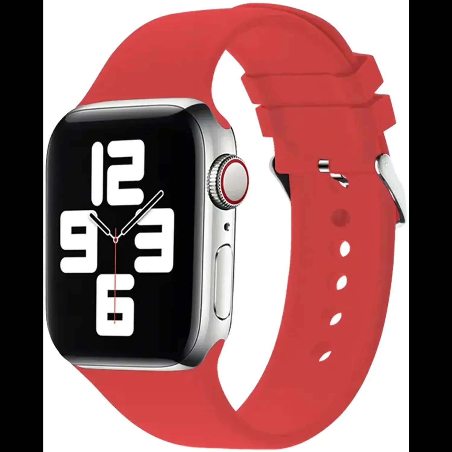 Green Lion Silicone Band - Scratch-Resistant, Red 1