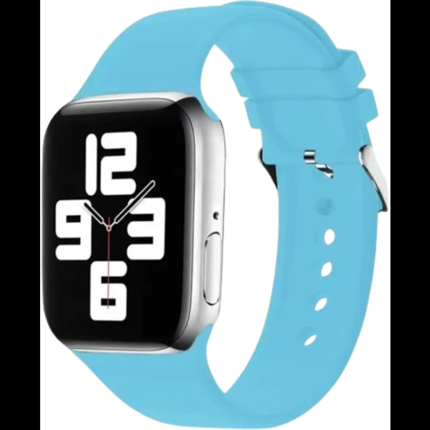 Green Lion Silicone Band - Scratch-Resistant - Blue — Pink 2