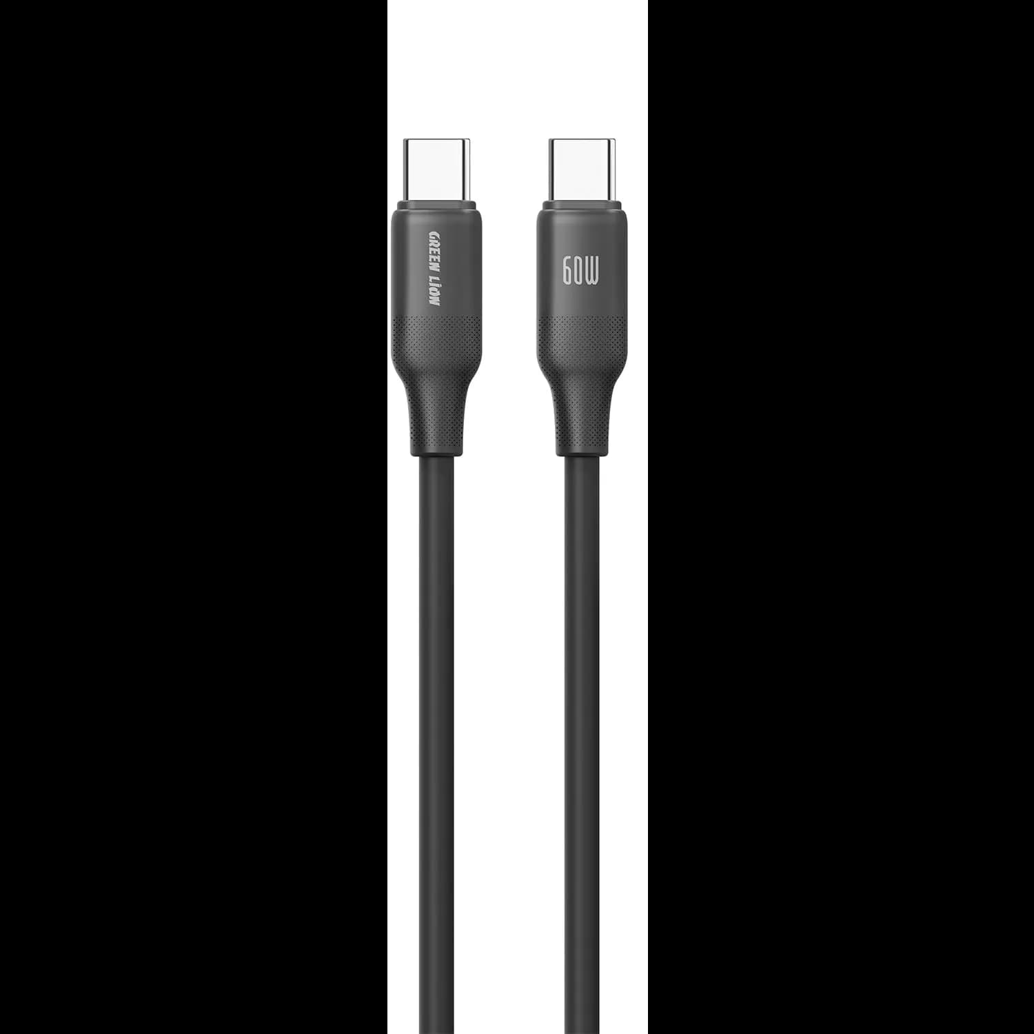 Green Lion USB-C Cable - 60W Fast Charging, Black — Black 1 Green Lion USB-C Cable - 60W Fast Charging, Black — Black 1