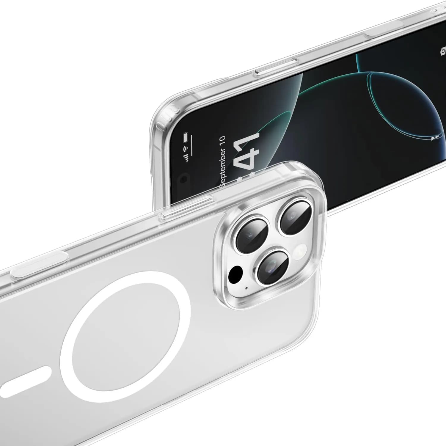 Green Lion Case iPhone 16 Pro/Pro Max - MagSafe Compatible, Clear 4