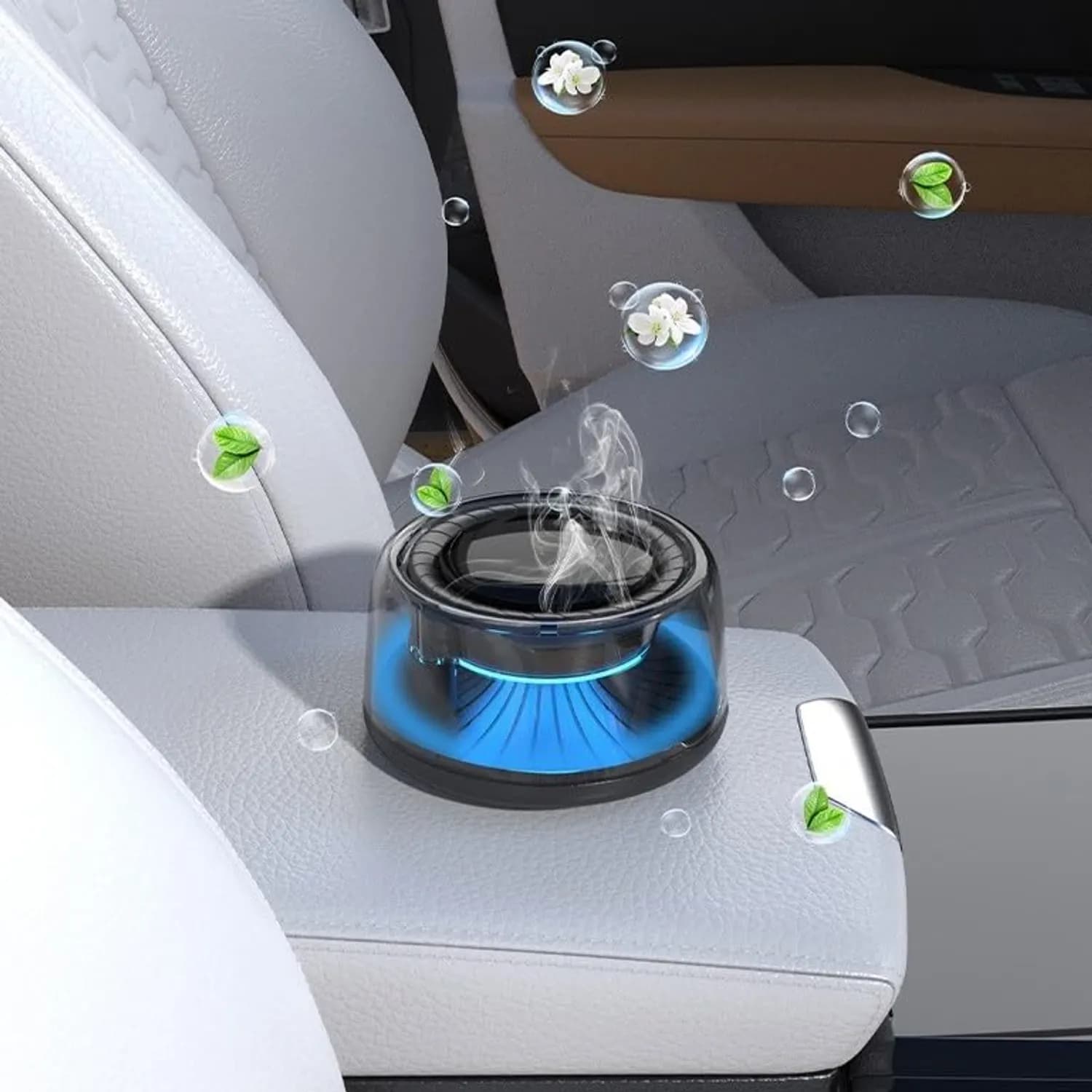 Green Lion Sentia Car Fragrance Diffuser - Ocean Scent, Black 2