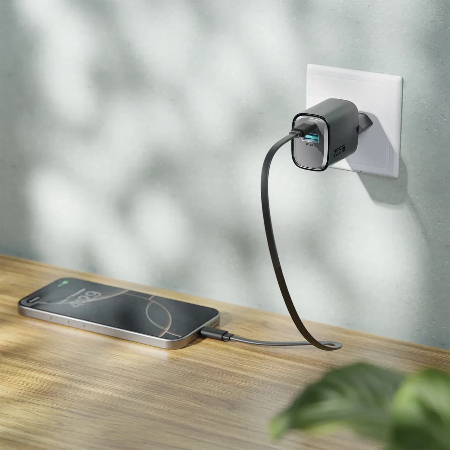 Green Lion Wall Charger SUPRA - 22.5W GaN, EU 2