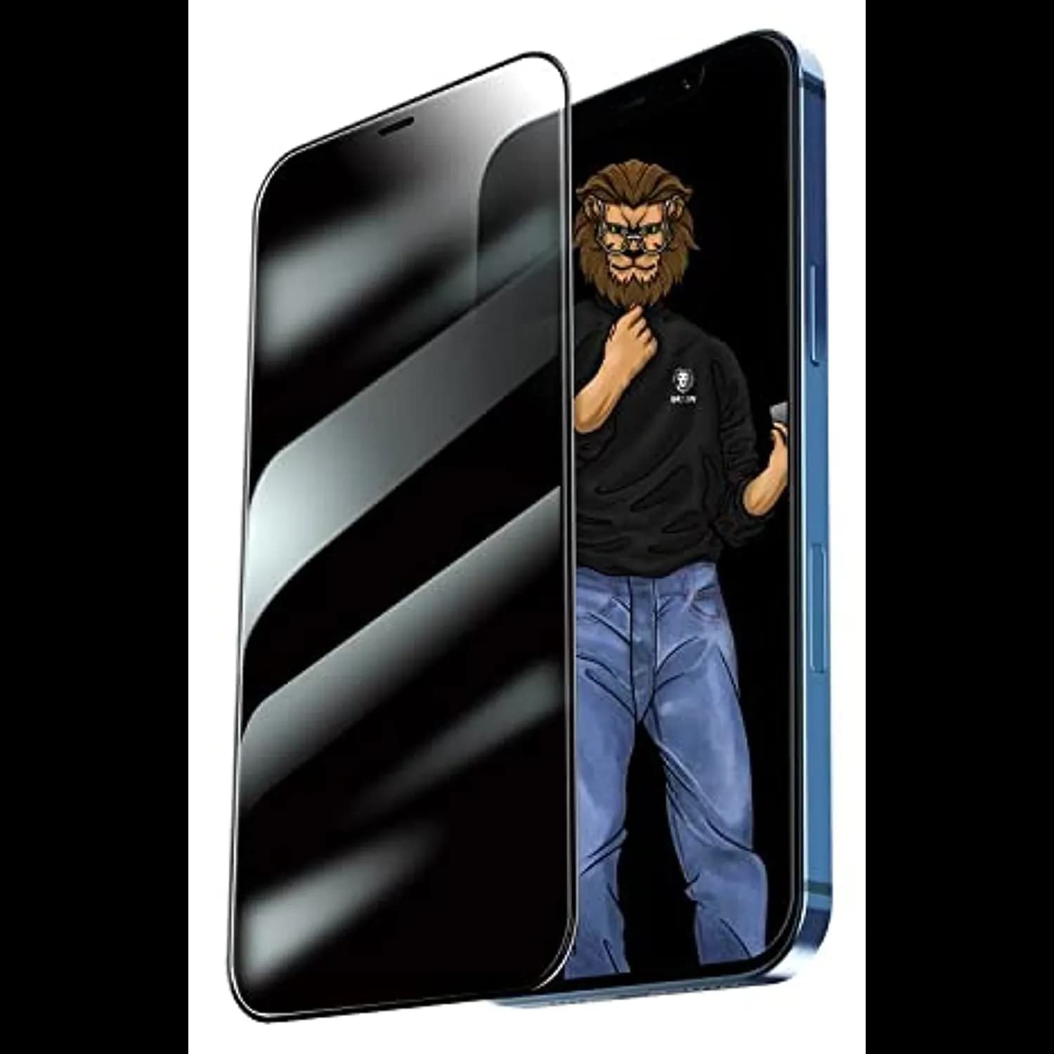 Green Lion Screen Protector iPhone 12/12 Pro - 9H Privacy Glass 1