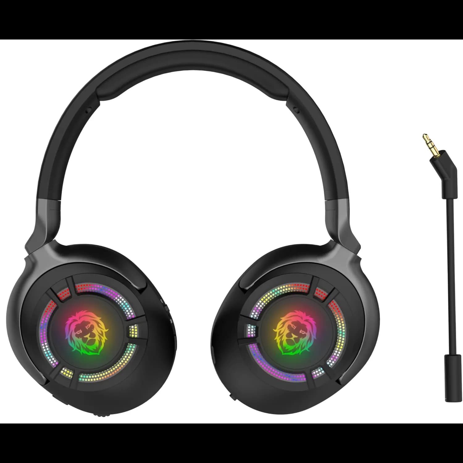 Green Lion Gaming Headset Shadow RGB ANC - Black 5