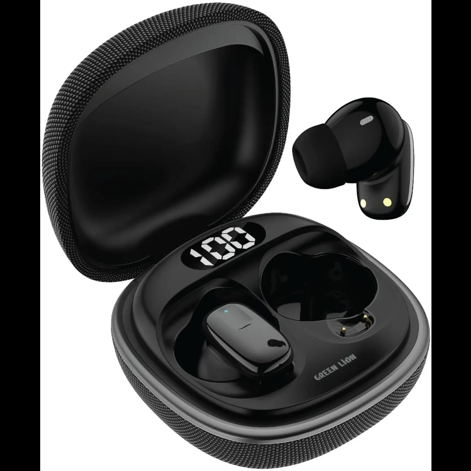Green Lion True Wireless Earbuds Siena - Touch Control, Black 1
