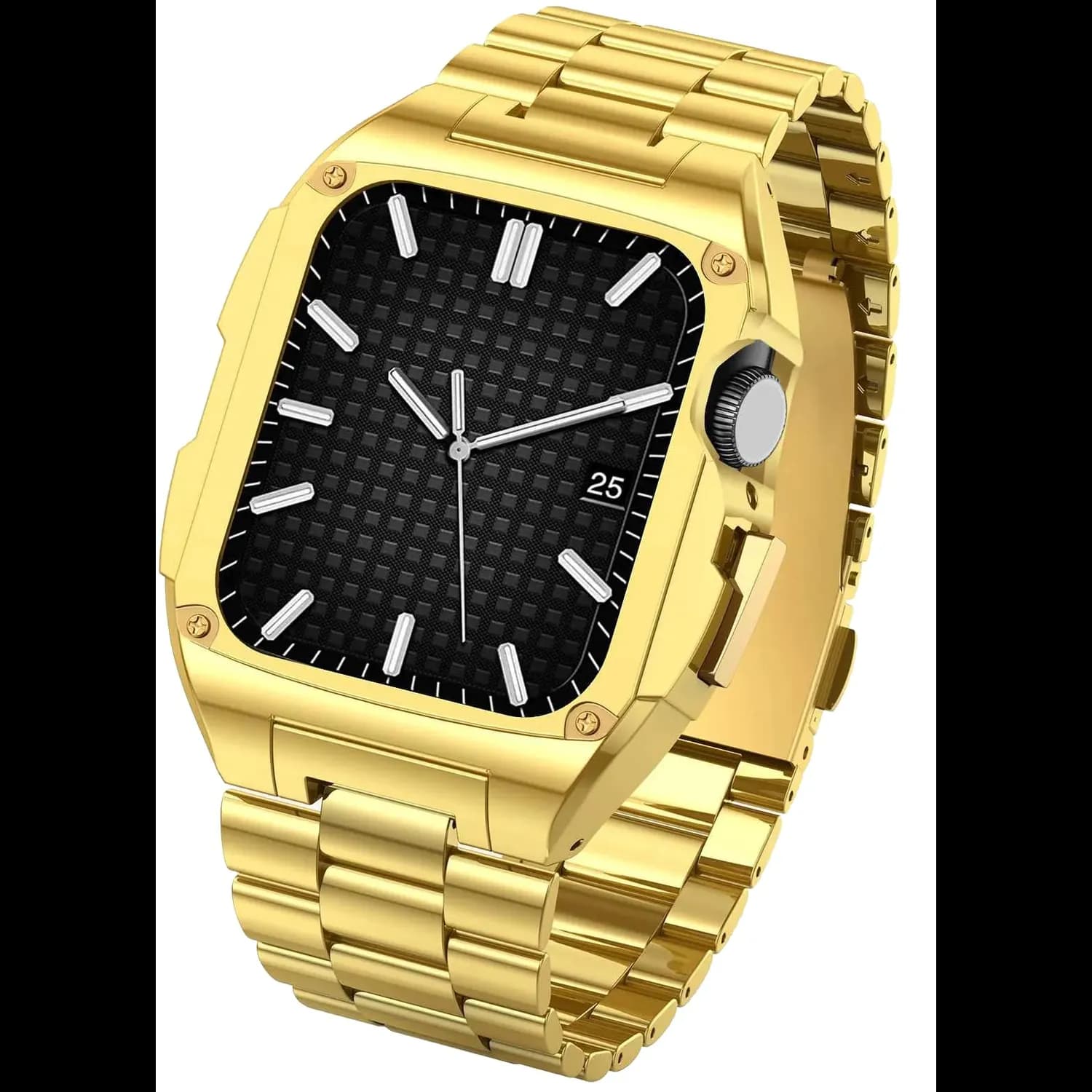 Green Lion Watch Significato - Steel Case, Gold Silicone Strap 1 Green Lion Watch Significato - Steel Case, Gold Silicone Strap 1